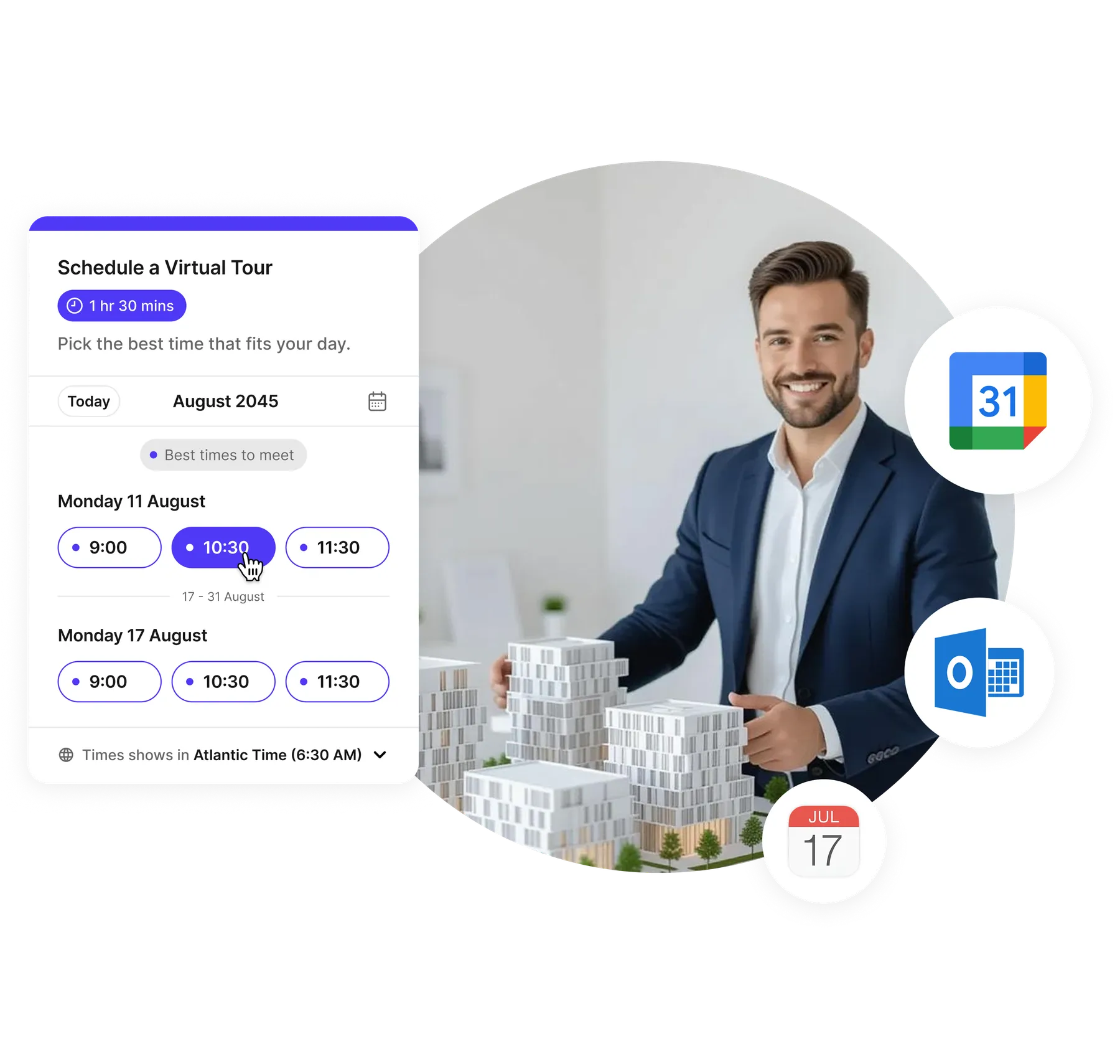property viewing scheduler online