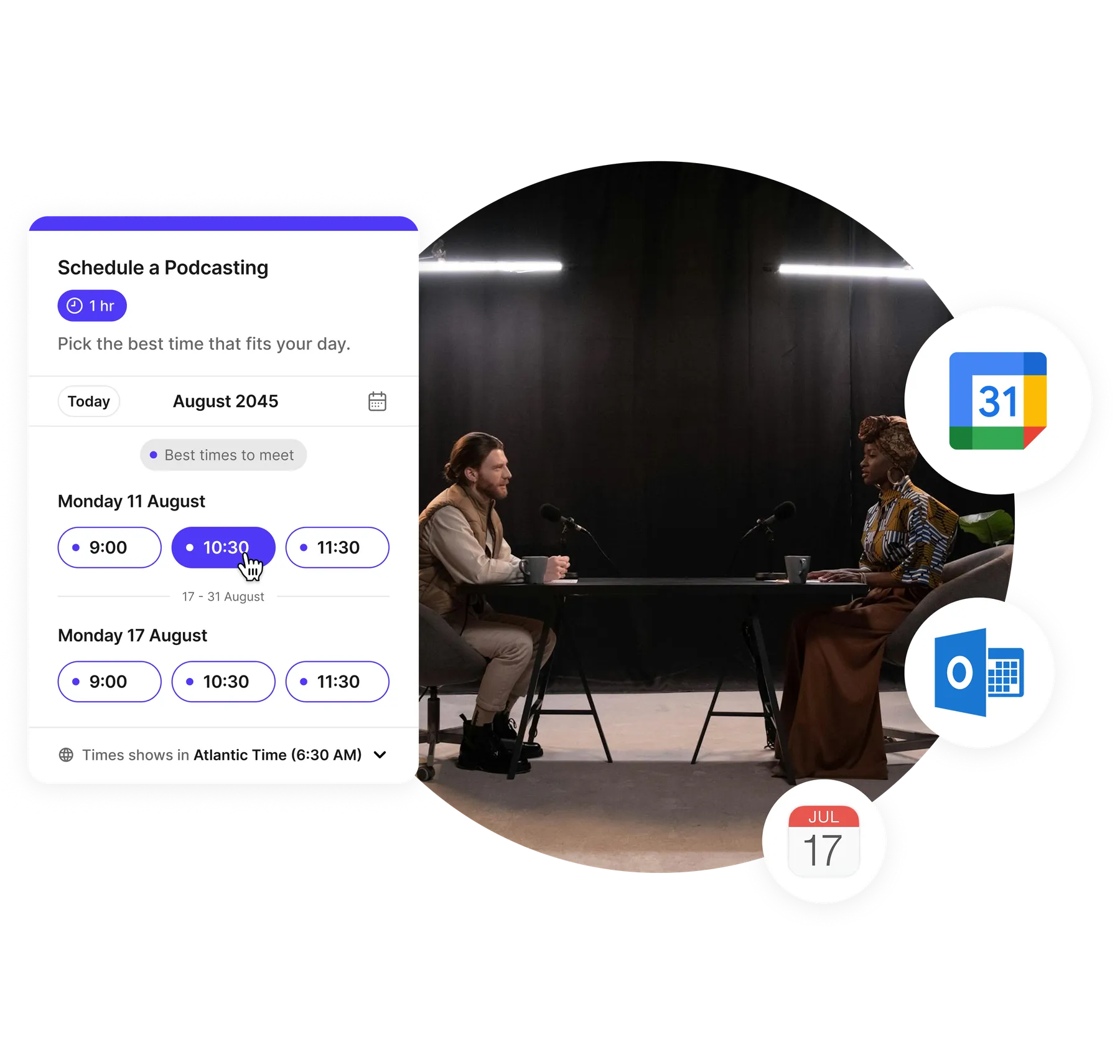guest scheduling for podcasts
