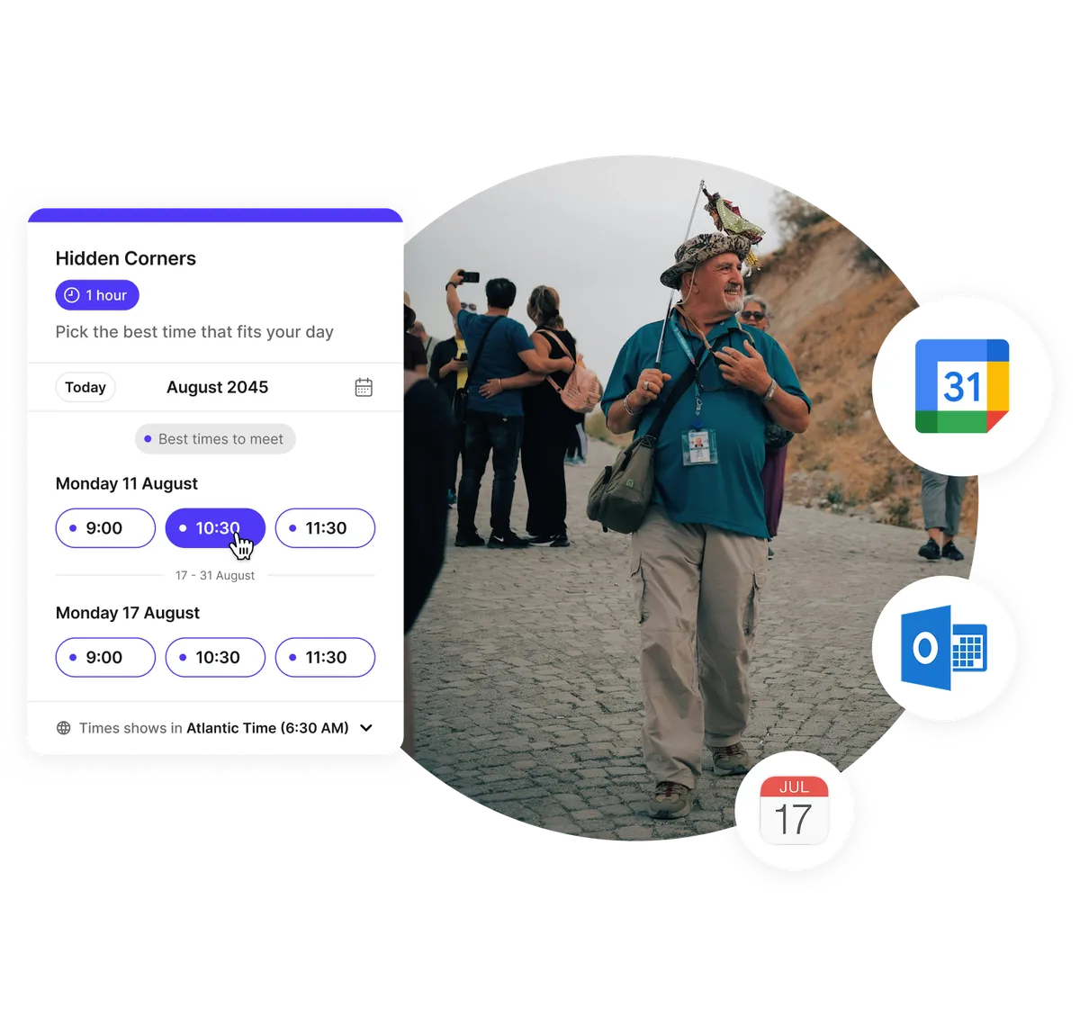 Disponibilité réservation tour en ligne