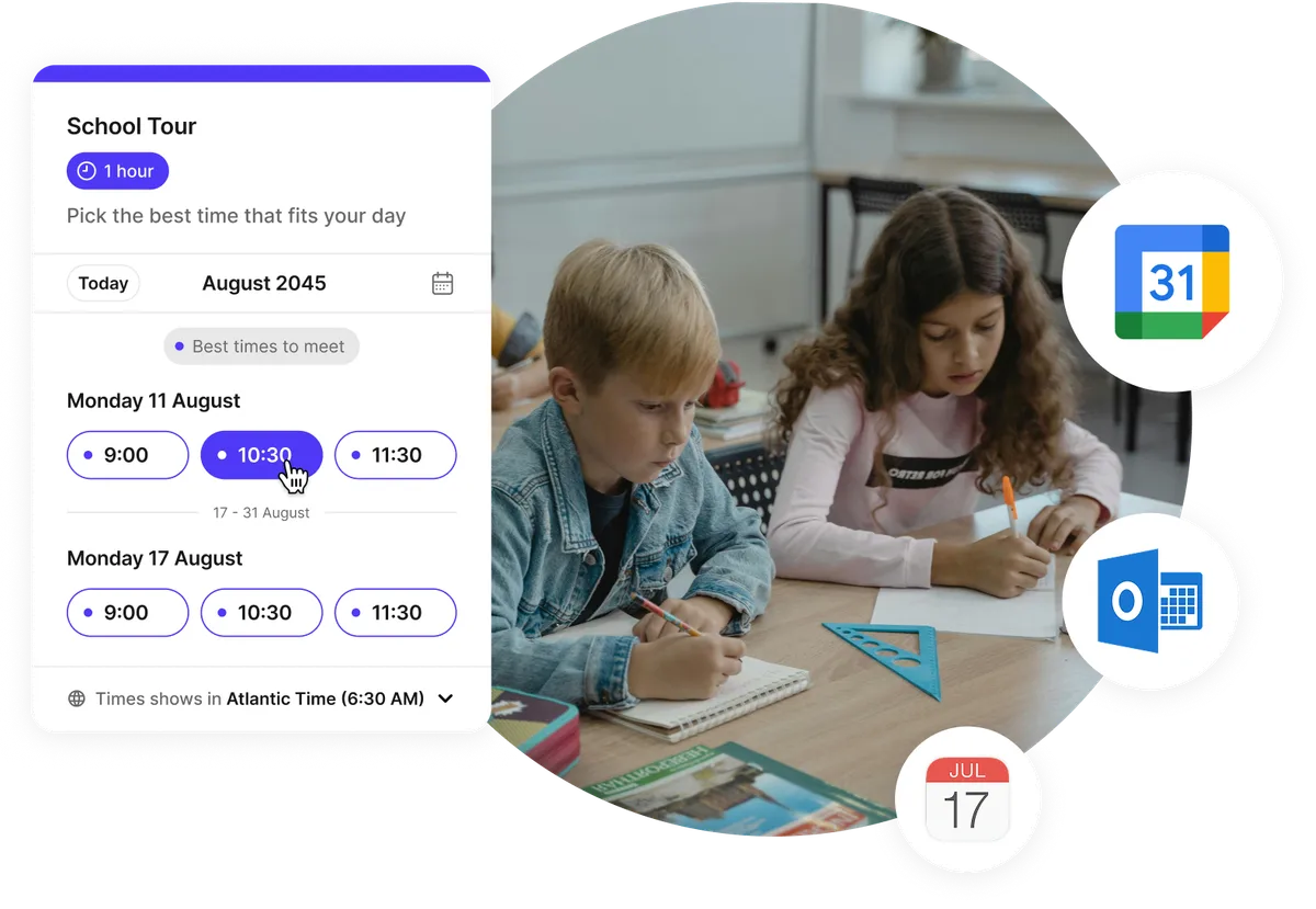 Parent conference scheduling tool