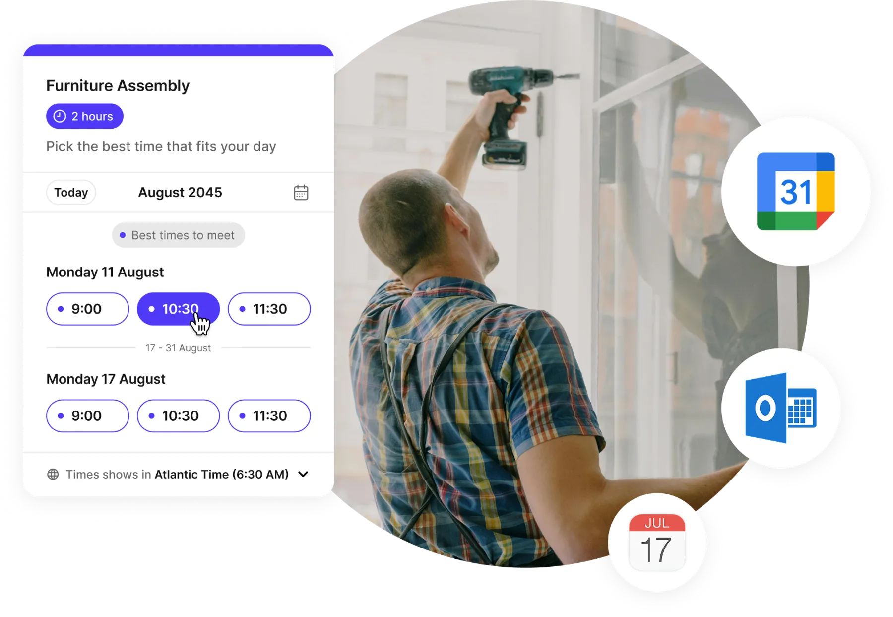 online booking for handyman repair