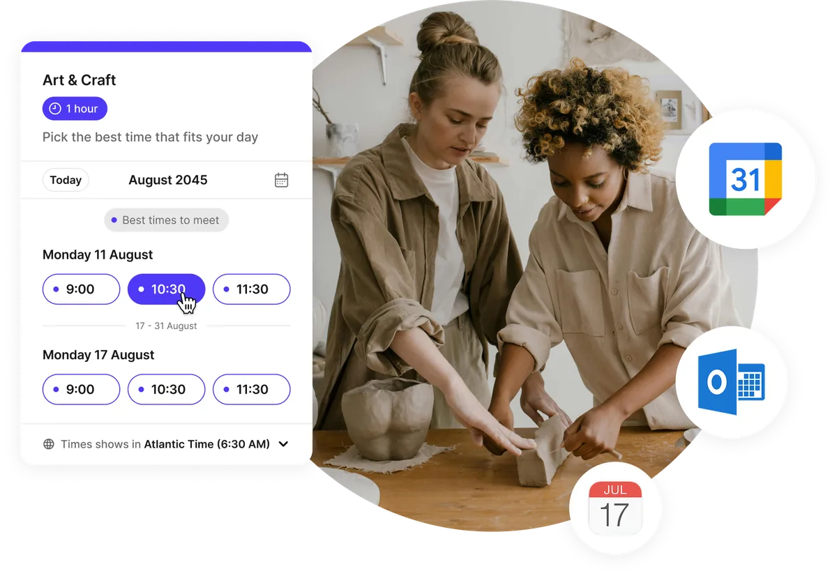 Reserva online para talleres