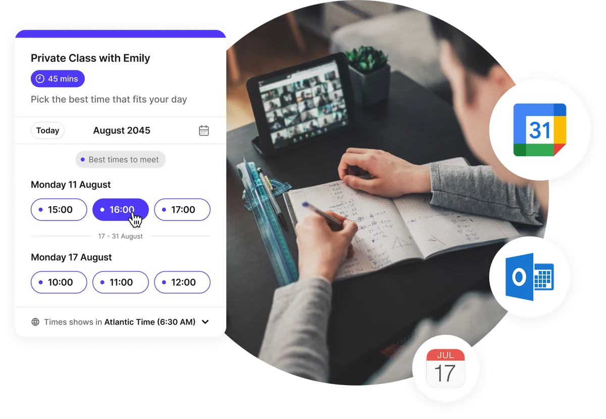 Système de planification de cours en ligne