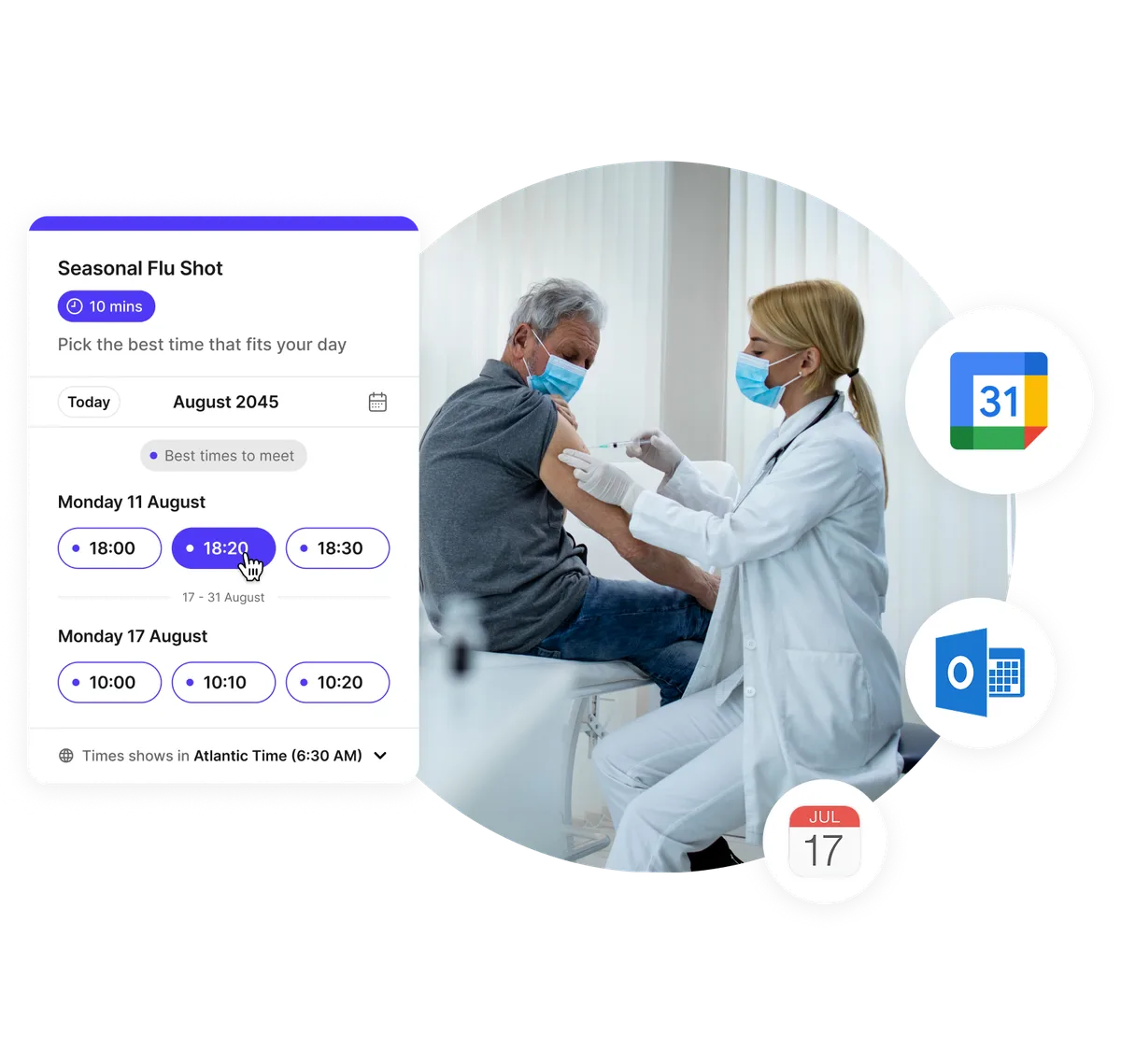 Logiciel de réservation de vaccination