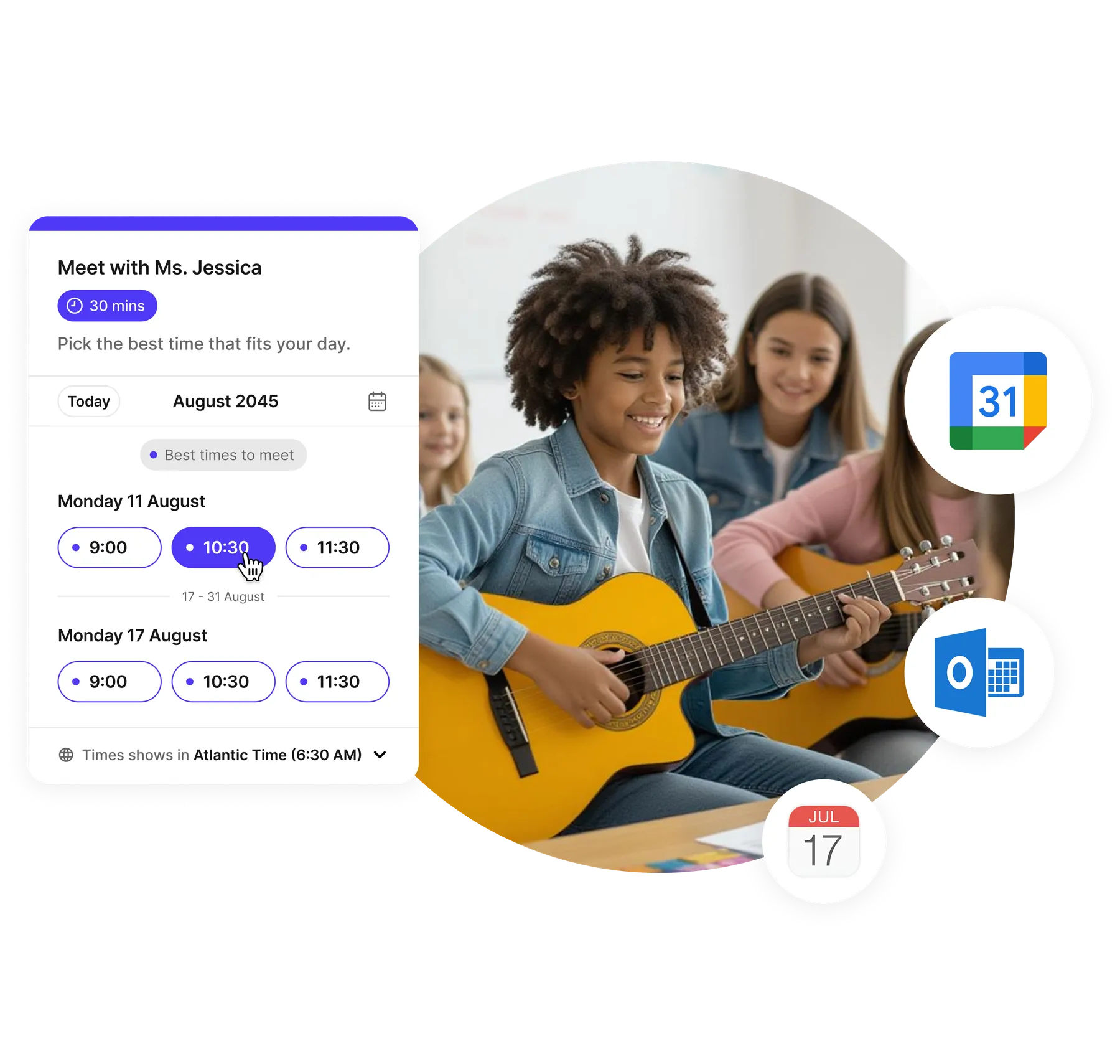 music lesson booking platform
