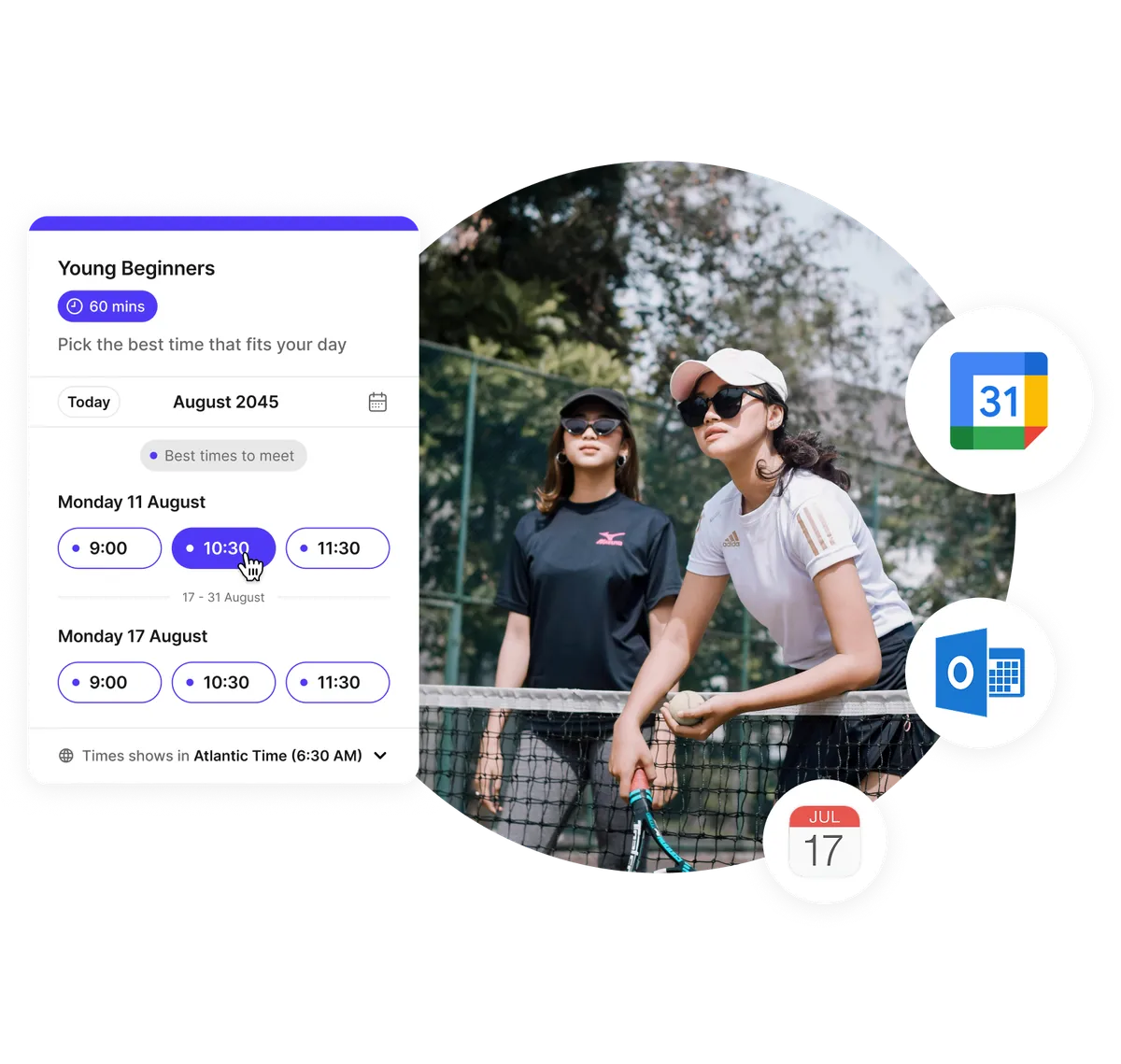 Planificateur terrain tennis en ligne