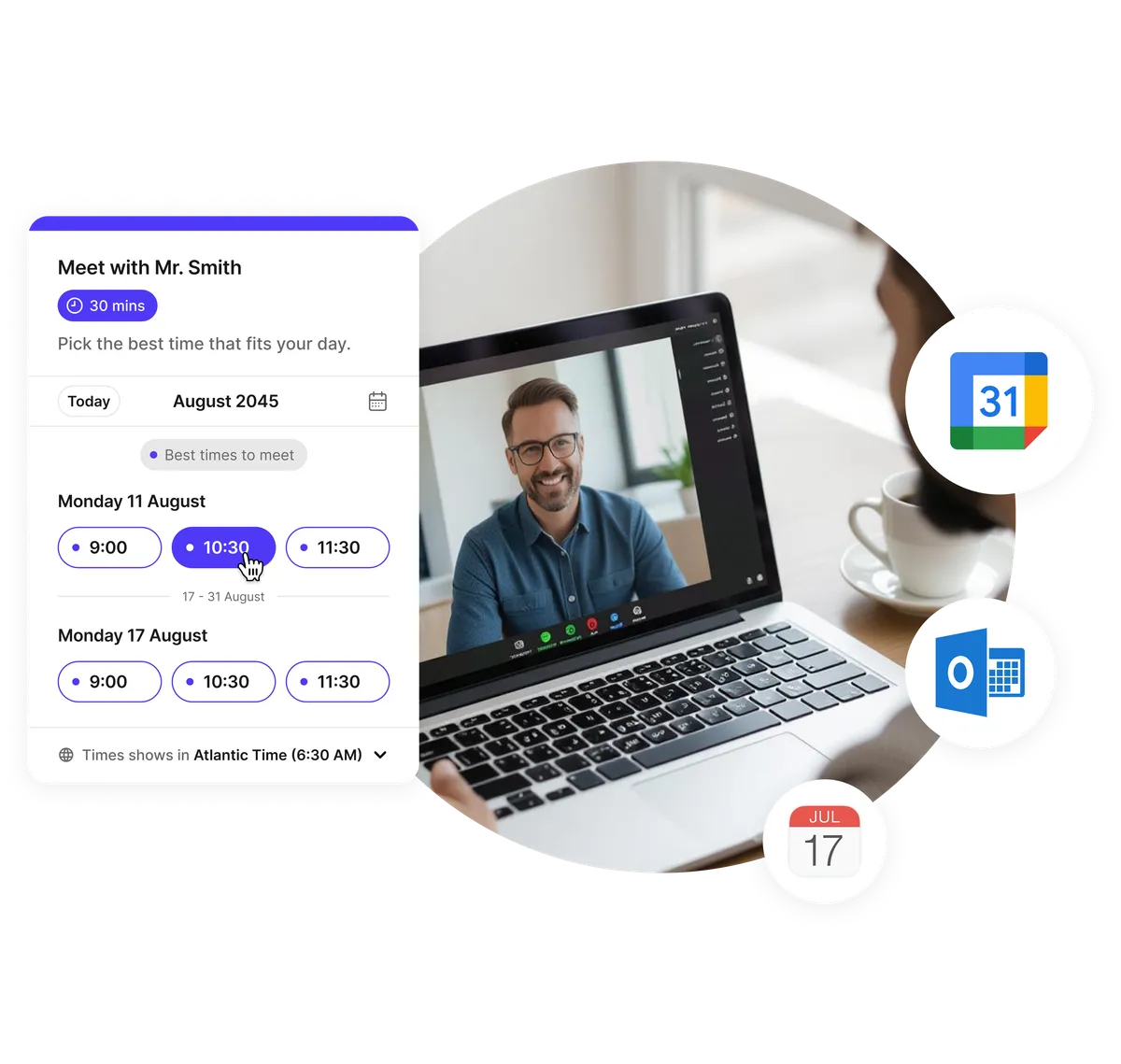 Logiciel planification démo commerciale