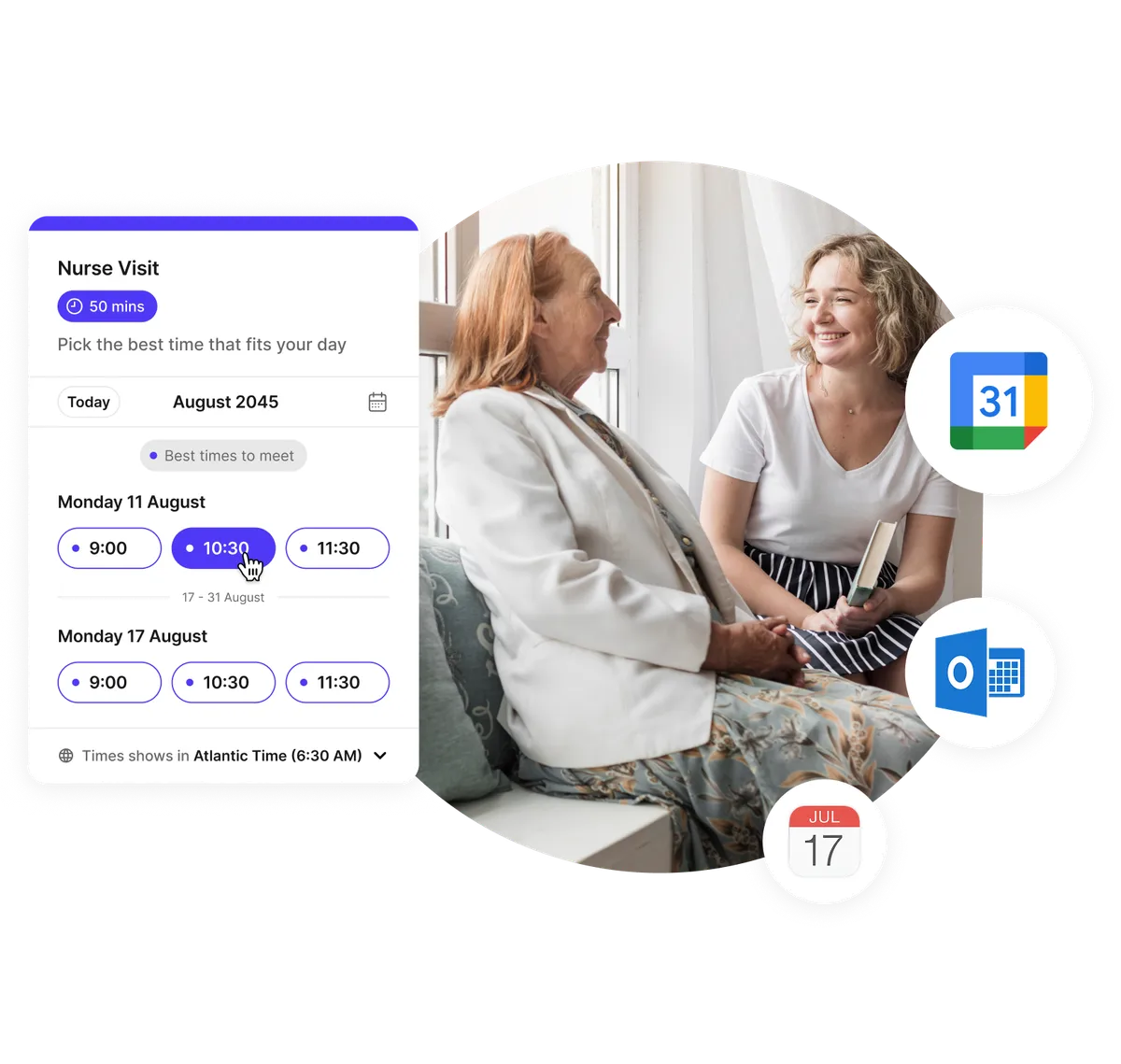 sistema de programación de cuidadores