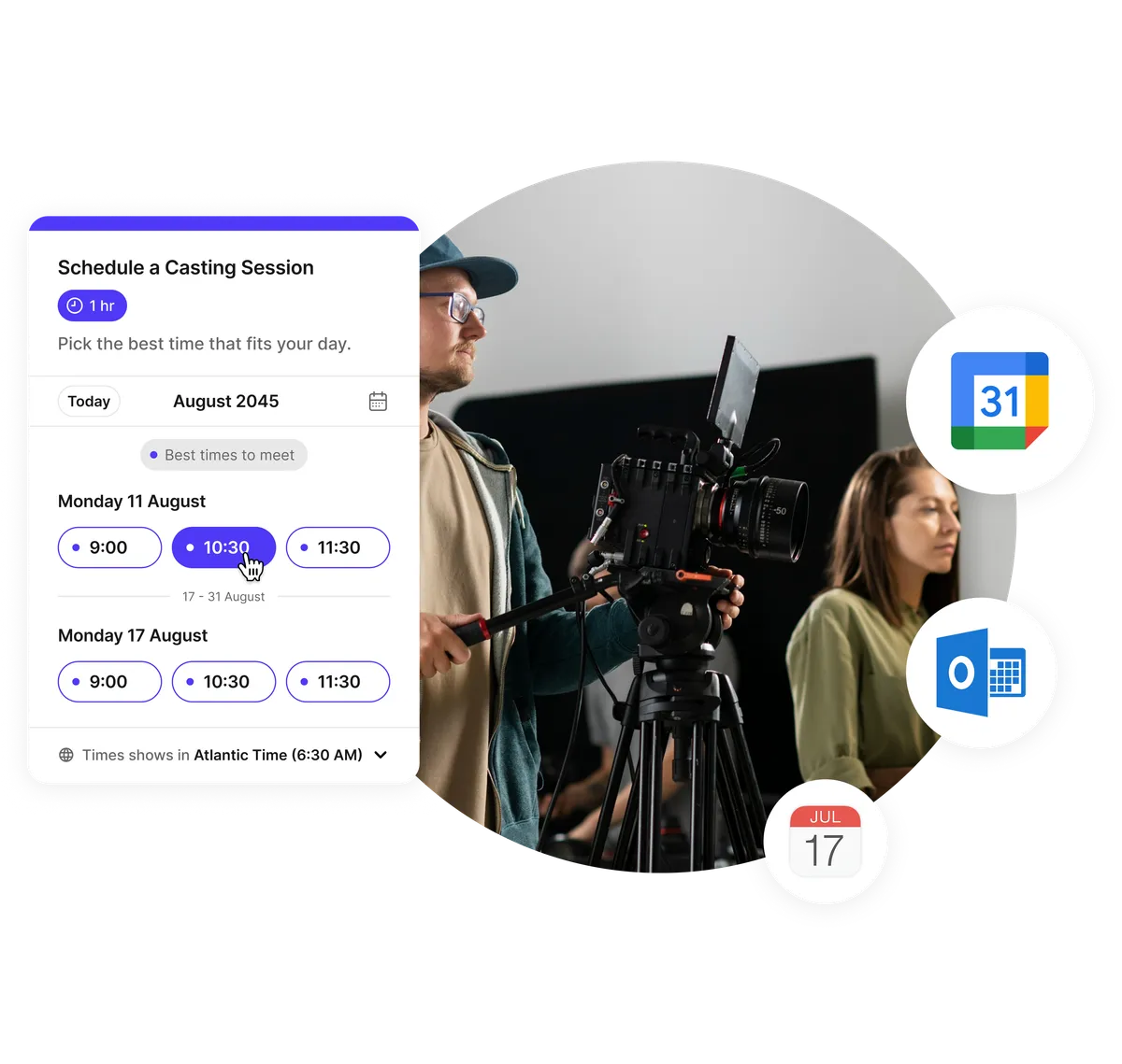 online audition booking