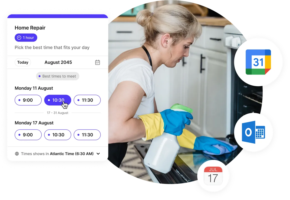 online booking software for home services
