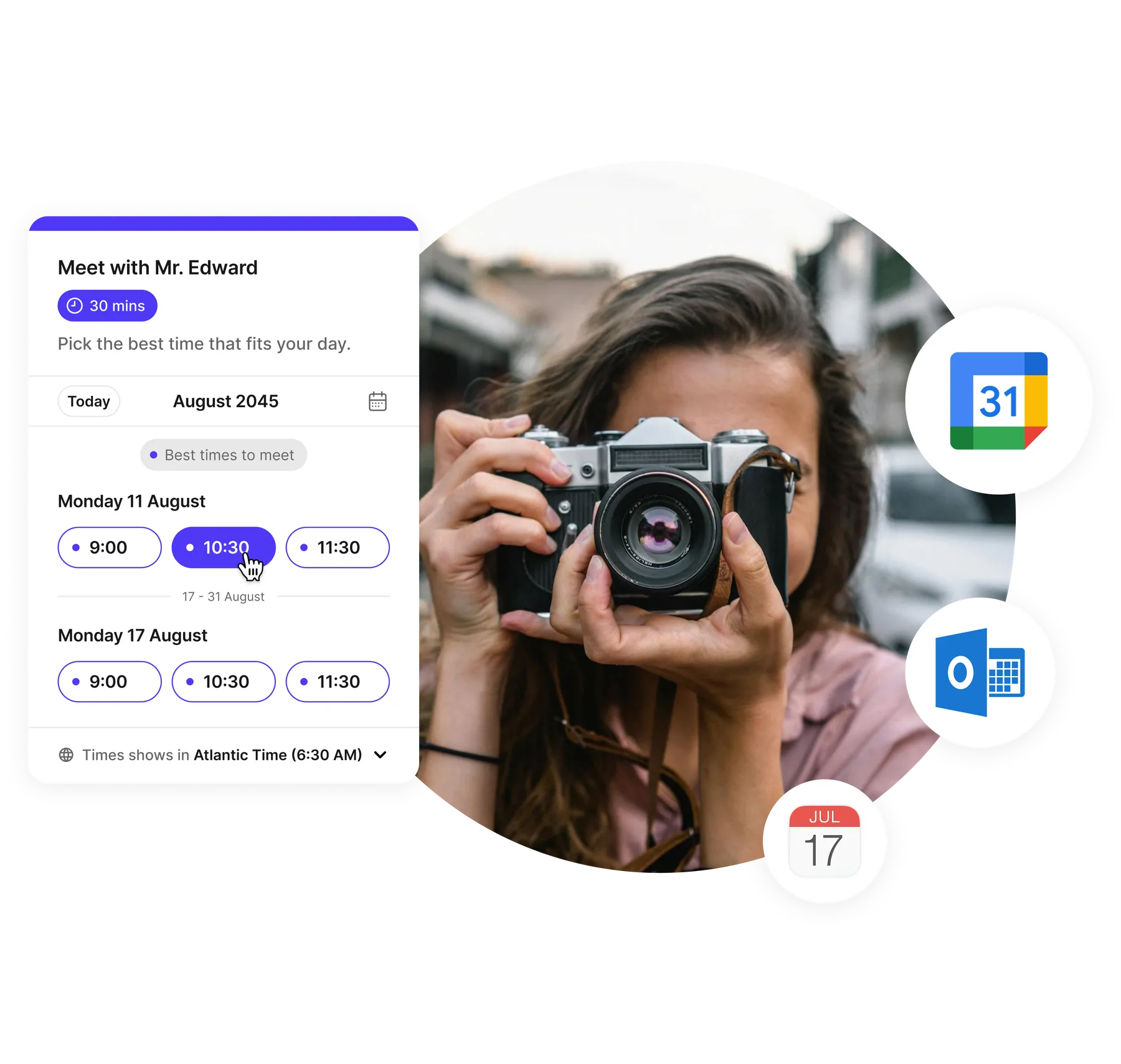 online booking app for photography