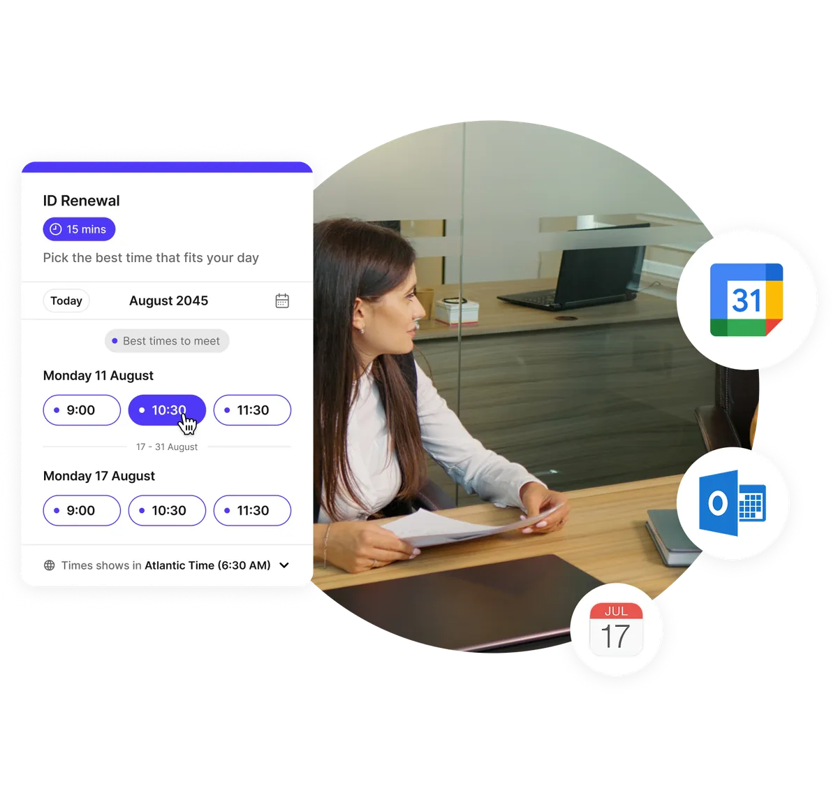 Réservation libre-service citoyen pour gouvernement