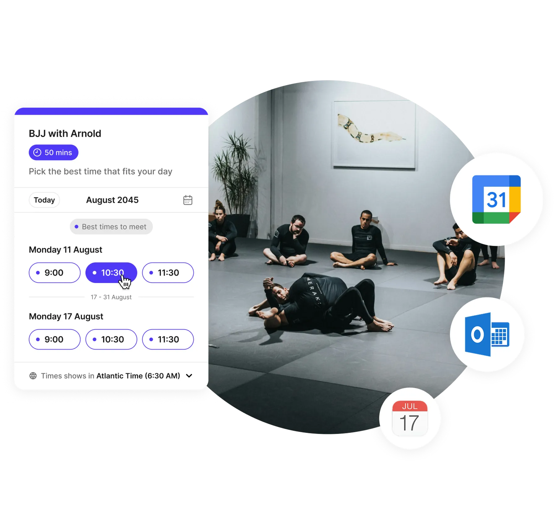 online class booking for dojos