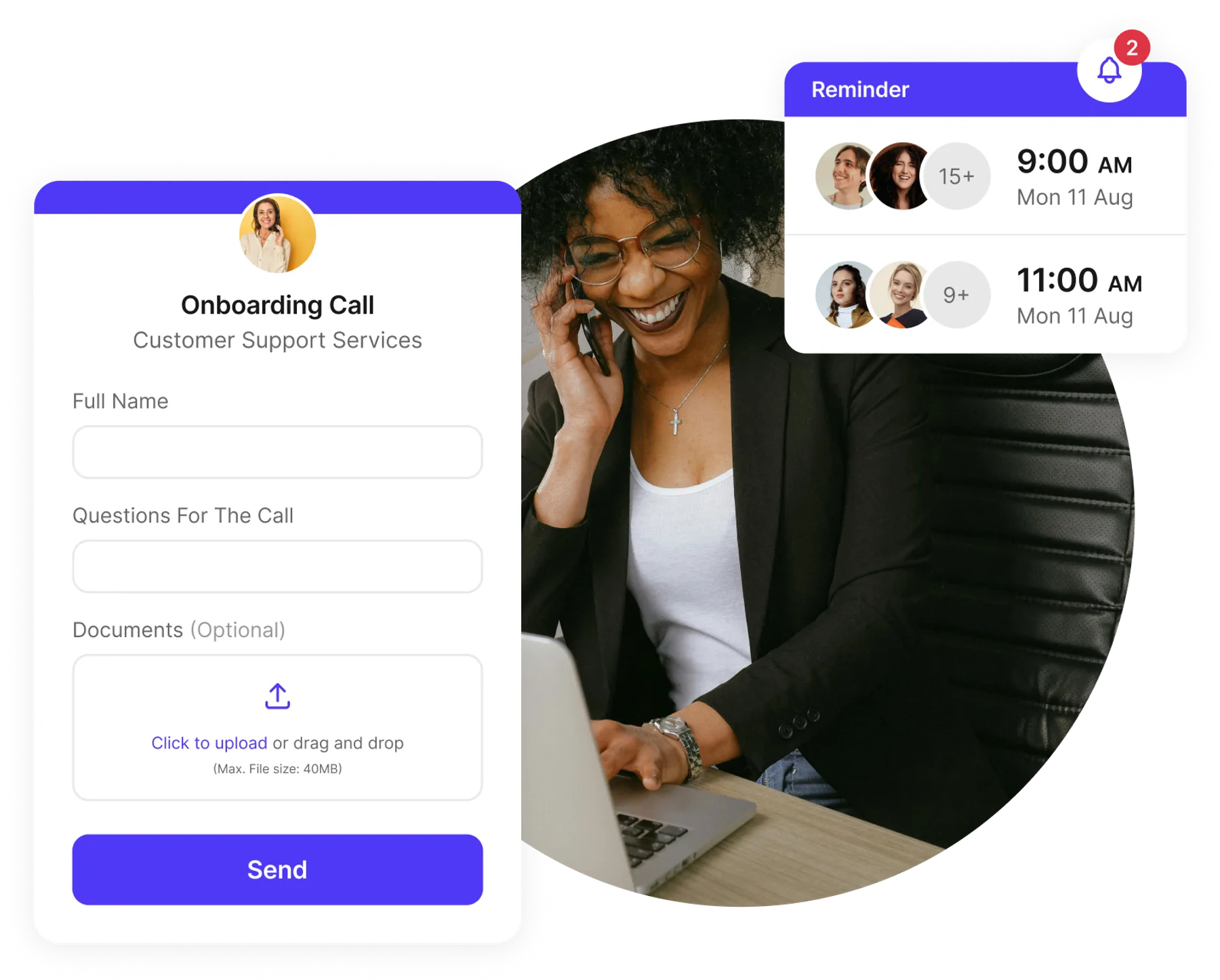 client scheduling software for support teams