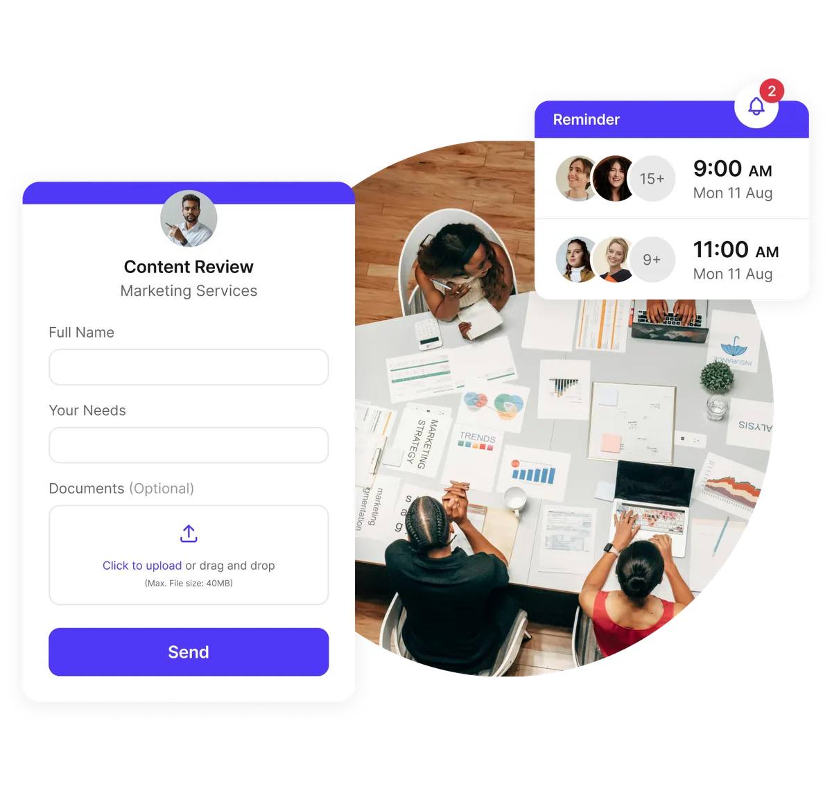 marketing intake form