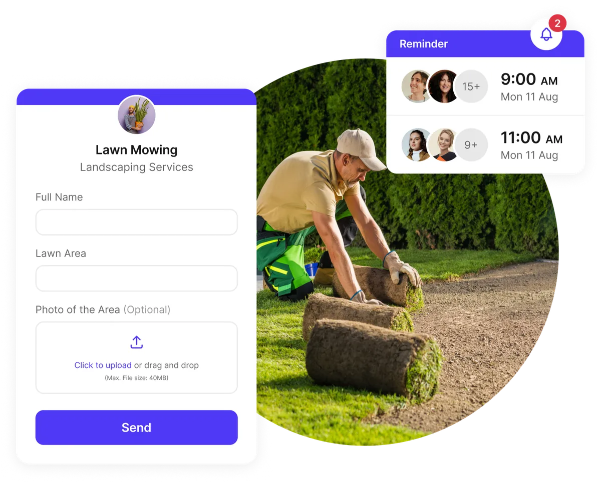 intake form for landscaping jobs