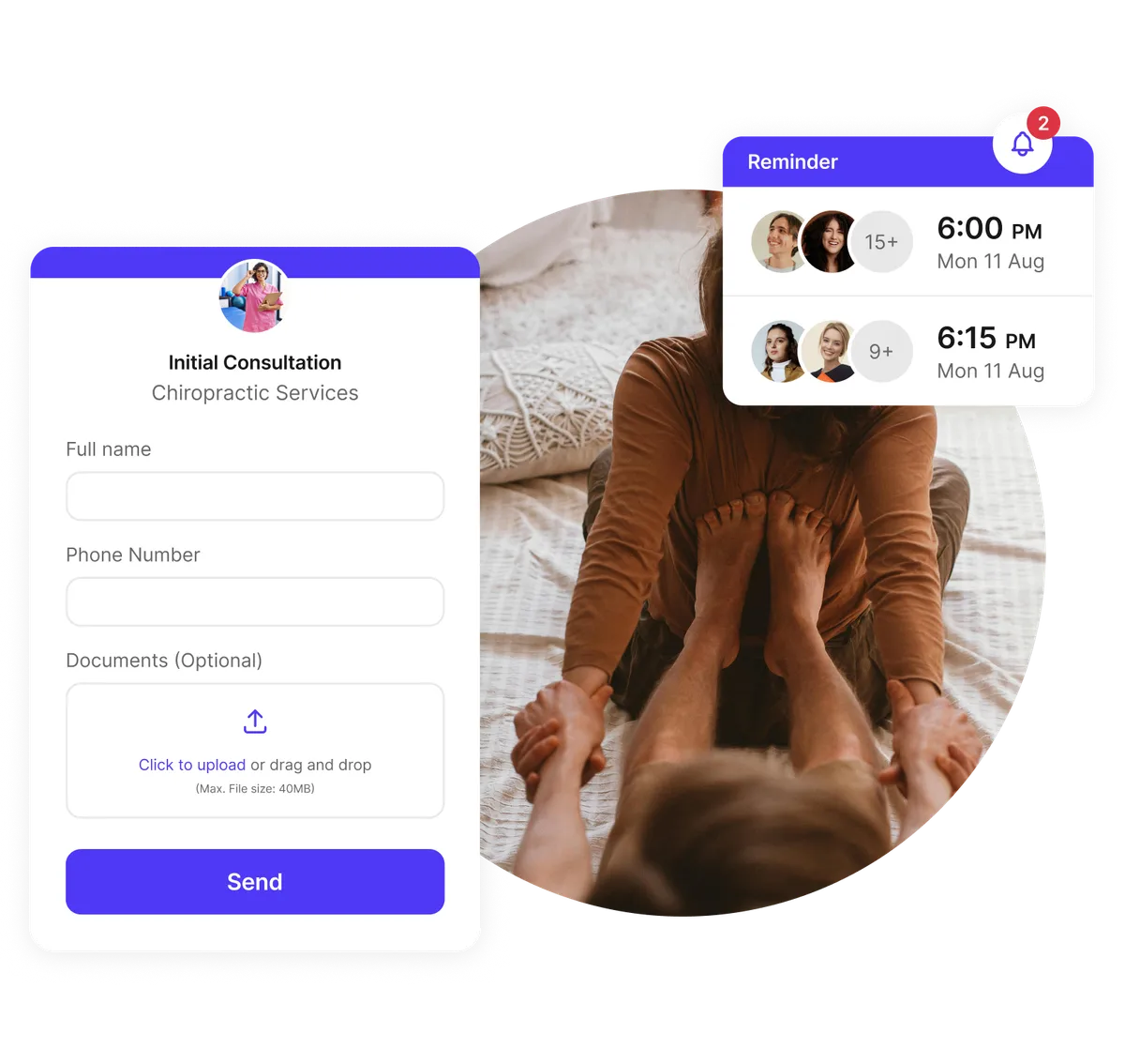 Chiropractic intake form example