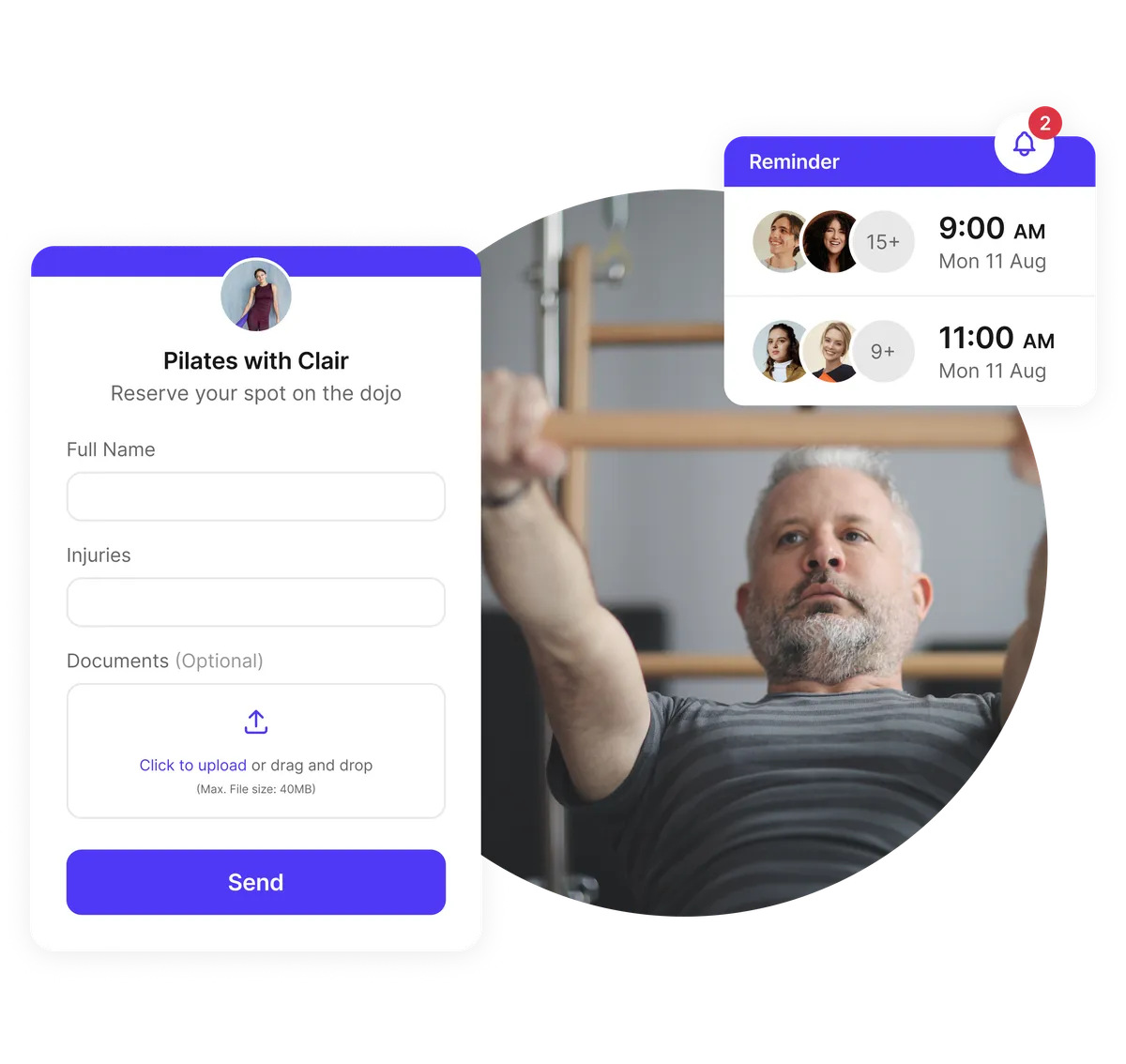 Logiciel réservation studio pilates