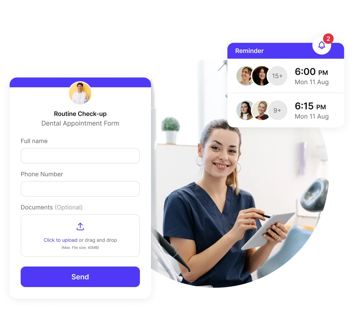 Configuration de rendez-vous dentaire personnalisée
