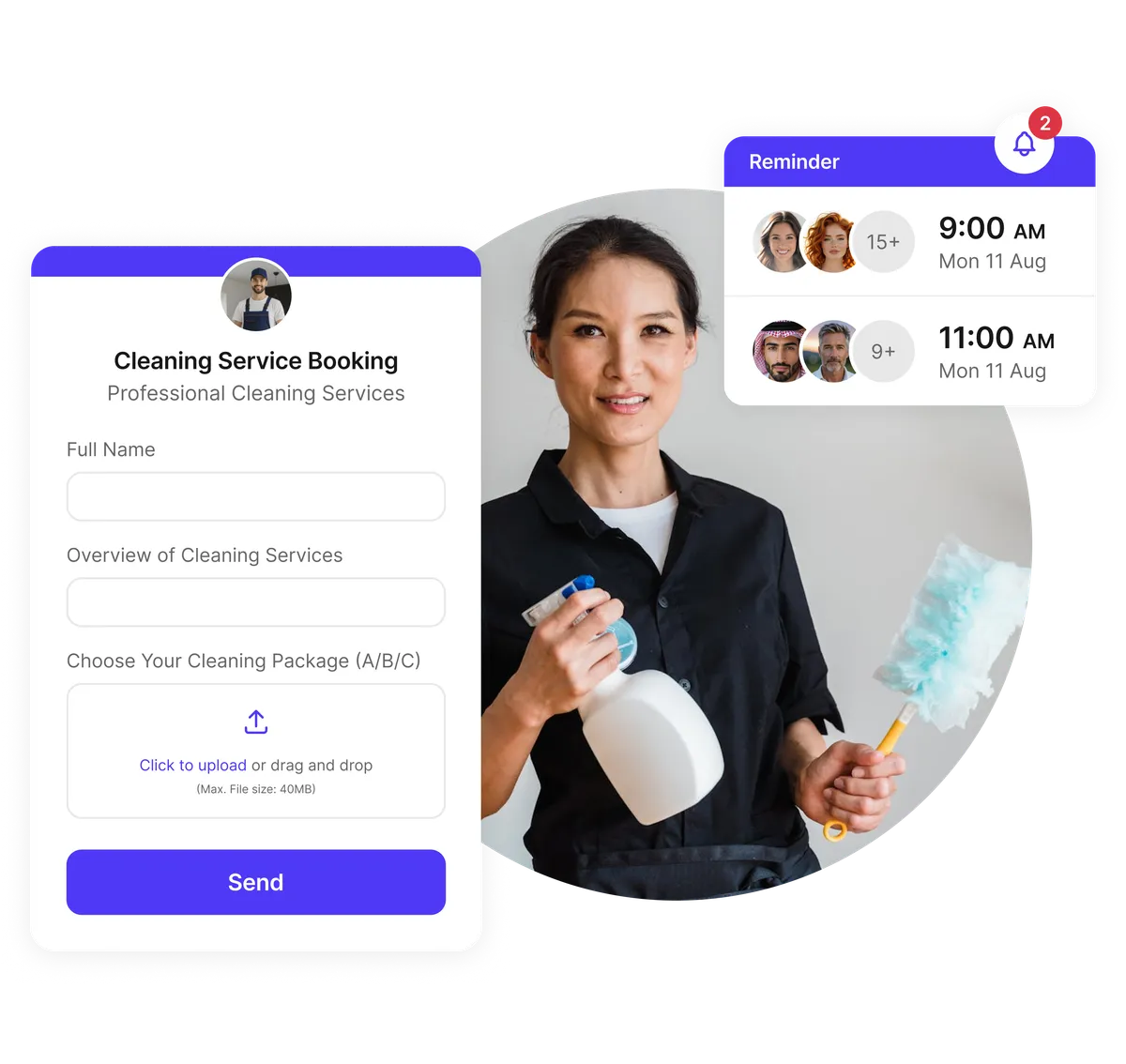 Planificateur de travaux de nettoyage