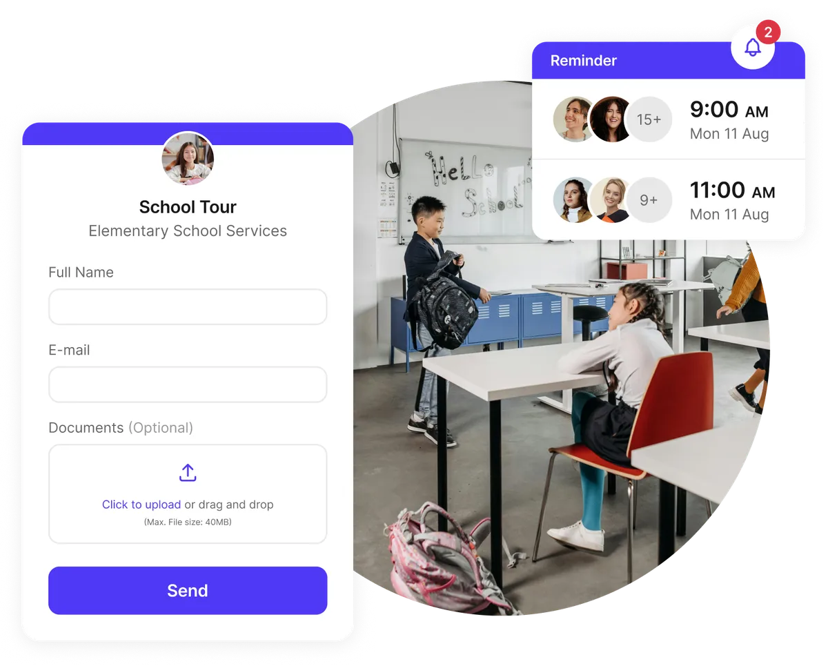 Software de programación de calendario escolar