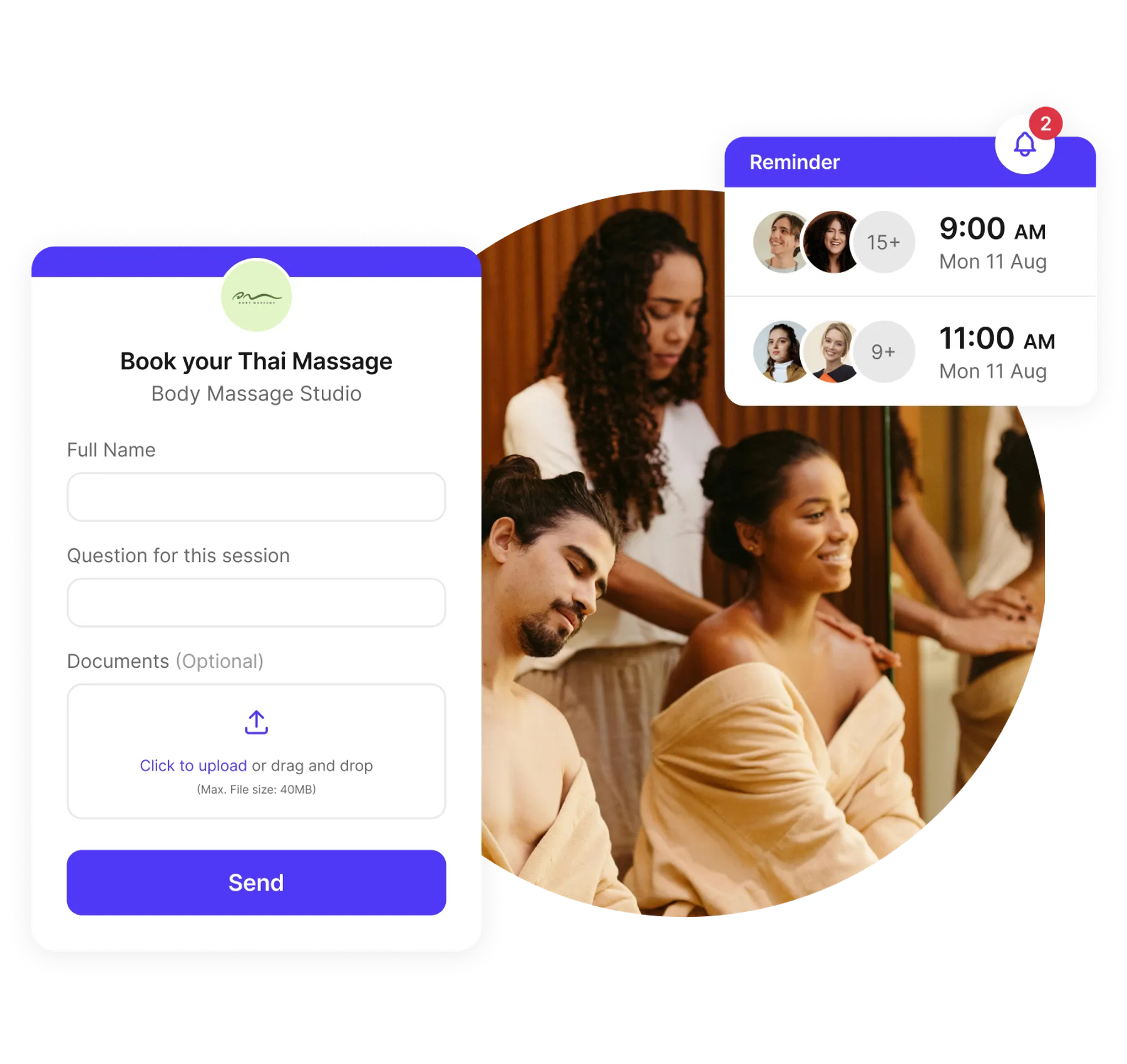 massage appointment booking software