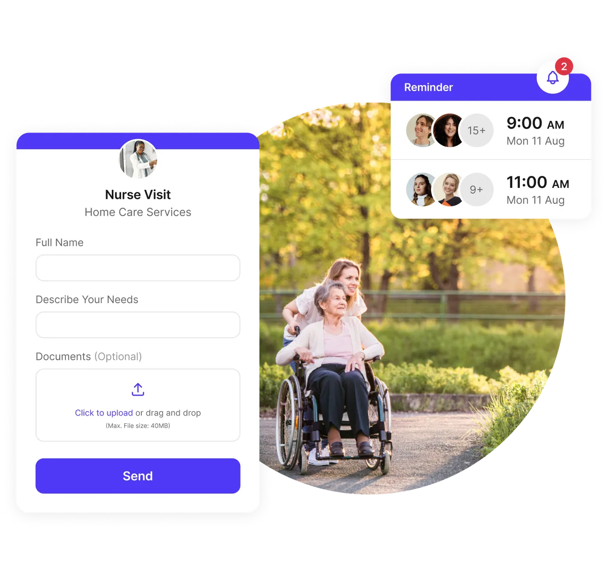 home care intake form software