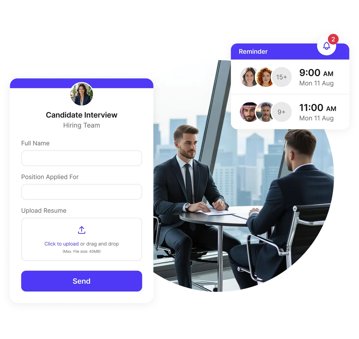 Formulaires intake candidats