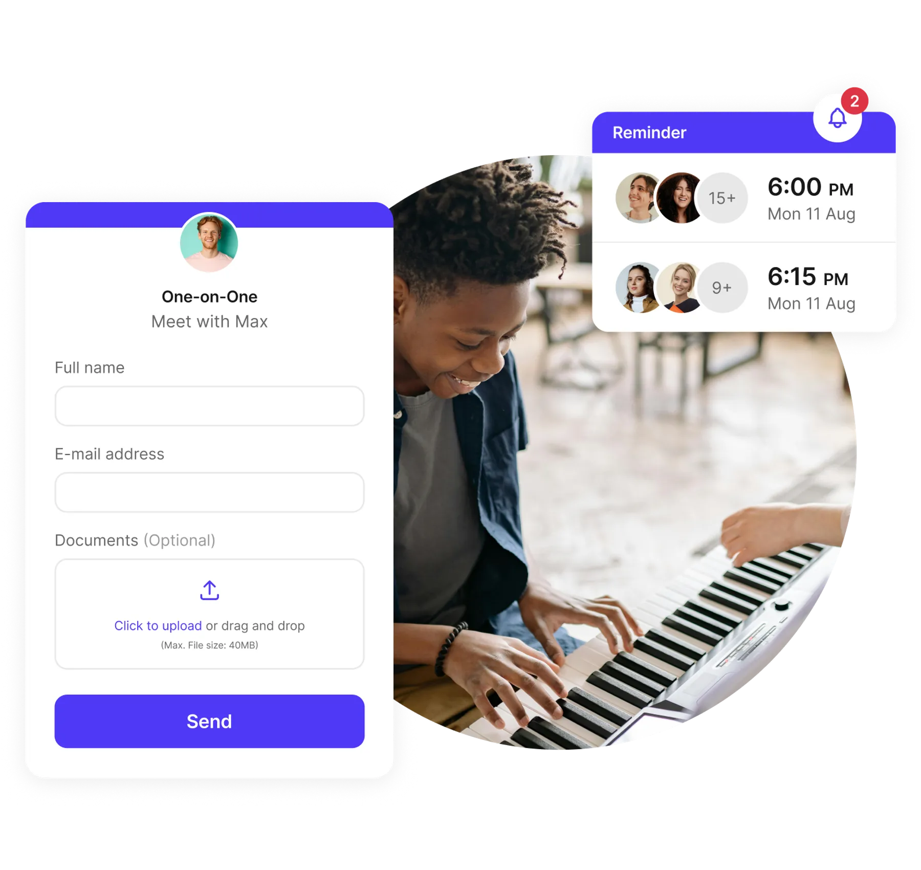 Lesson scheduling software for tutors