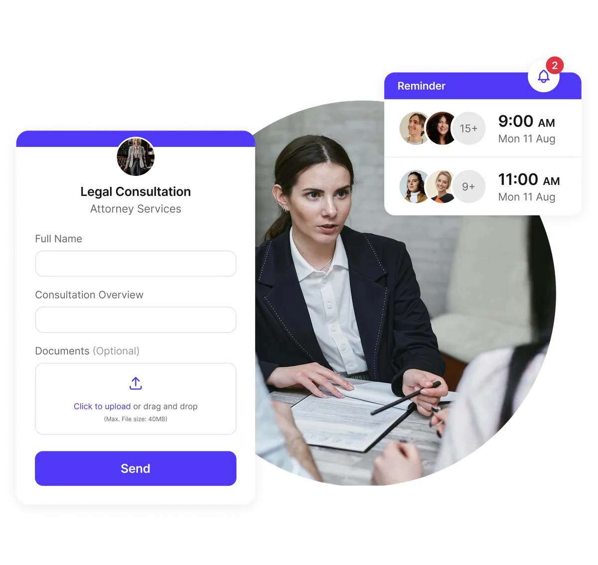 legal case intake form integration