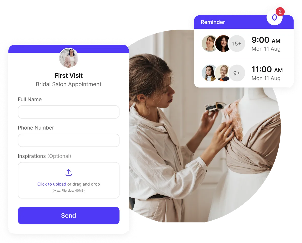 Formulaire d'admission consultation de mariage