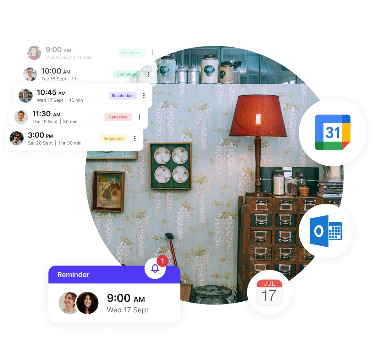 player booking reminders