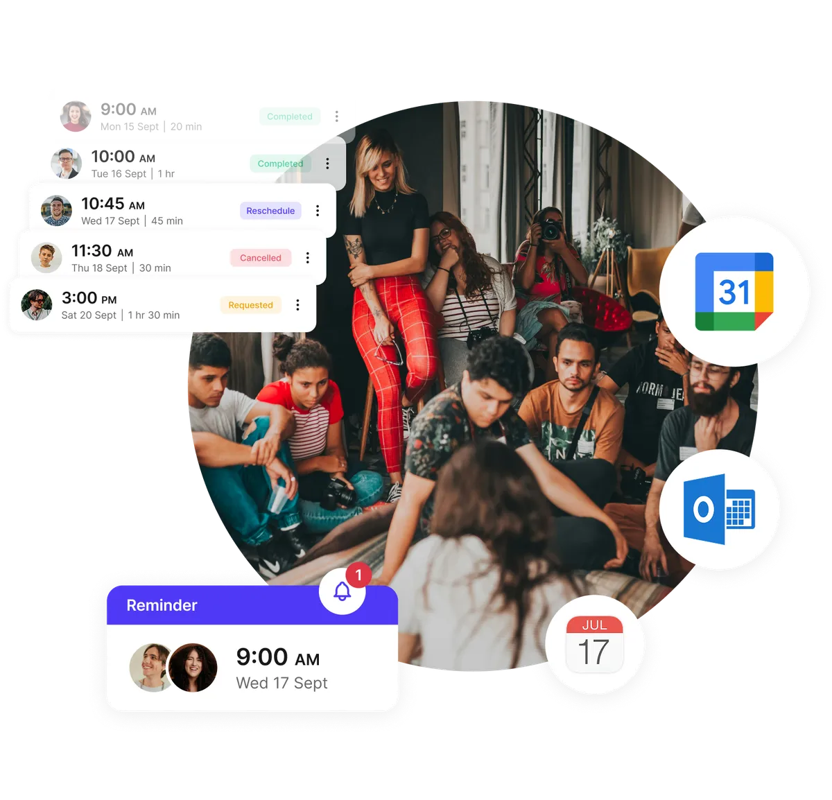 Workshop attendance reminders