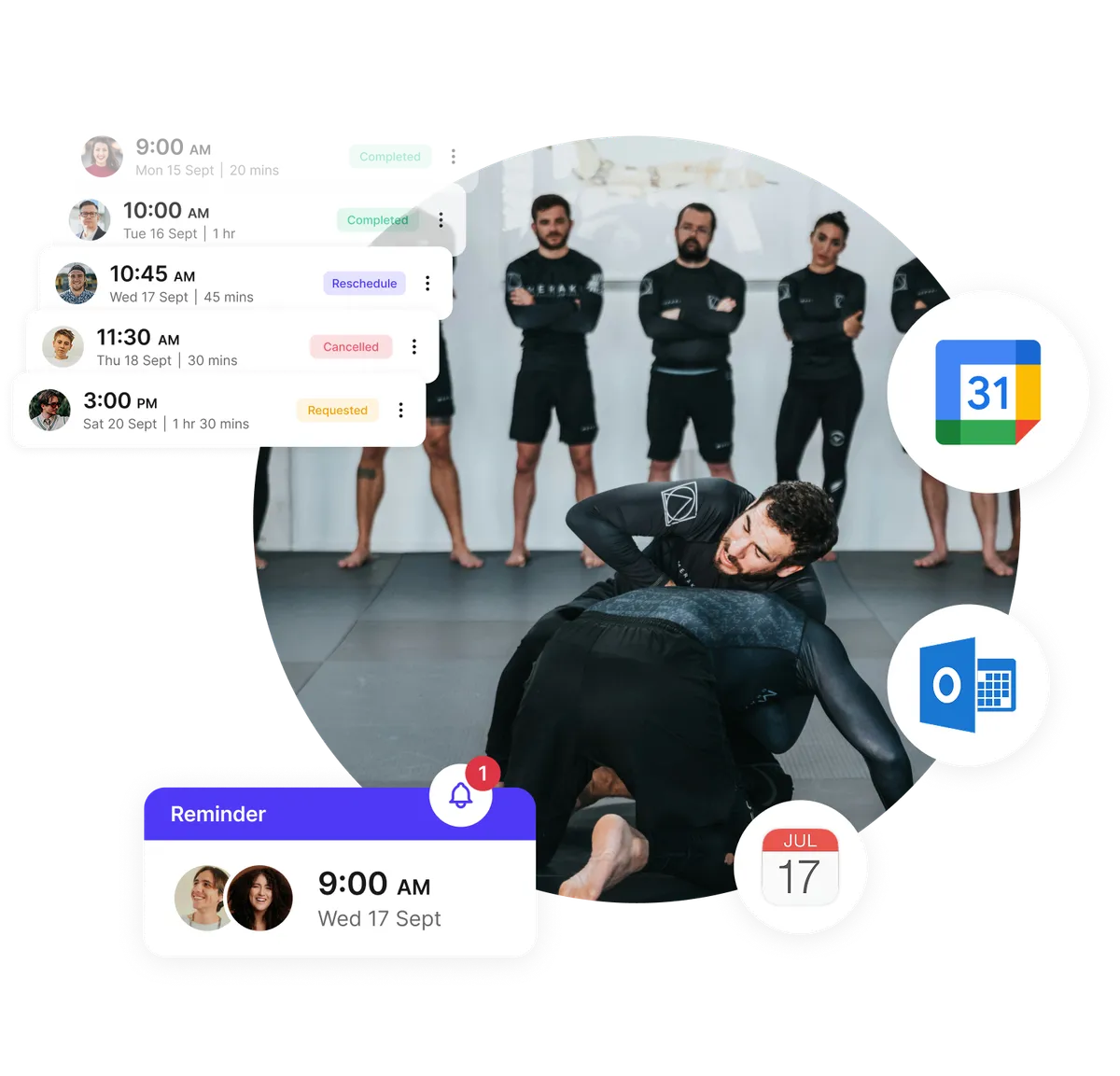 Logiciel participation arts martiaux