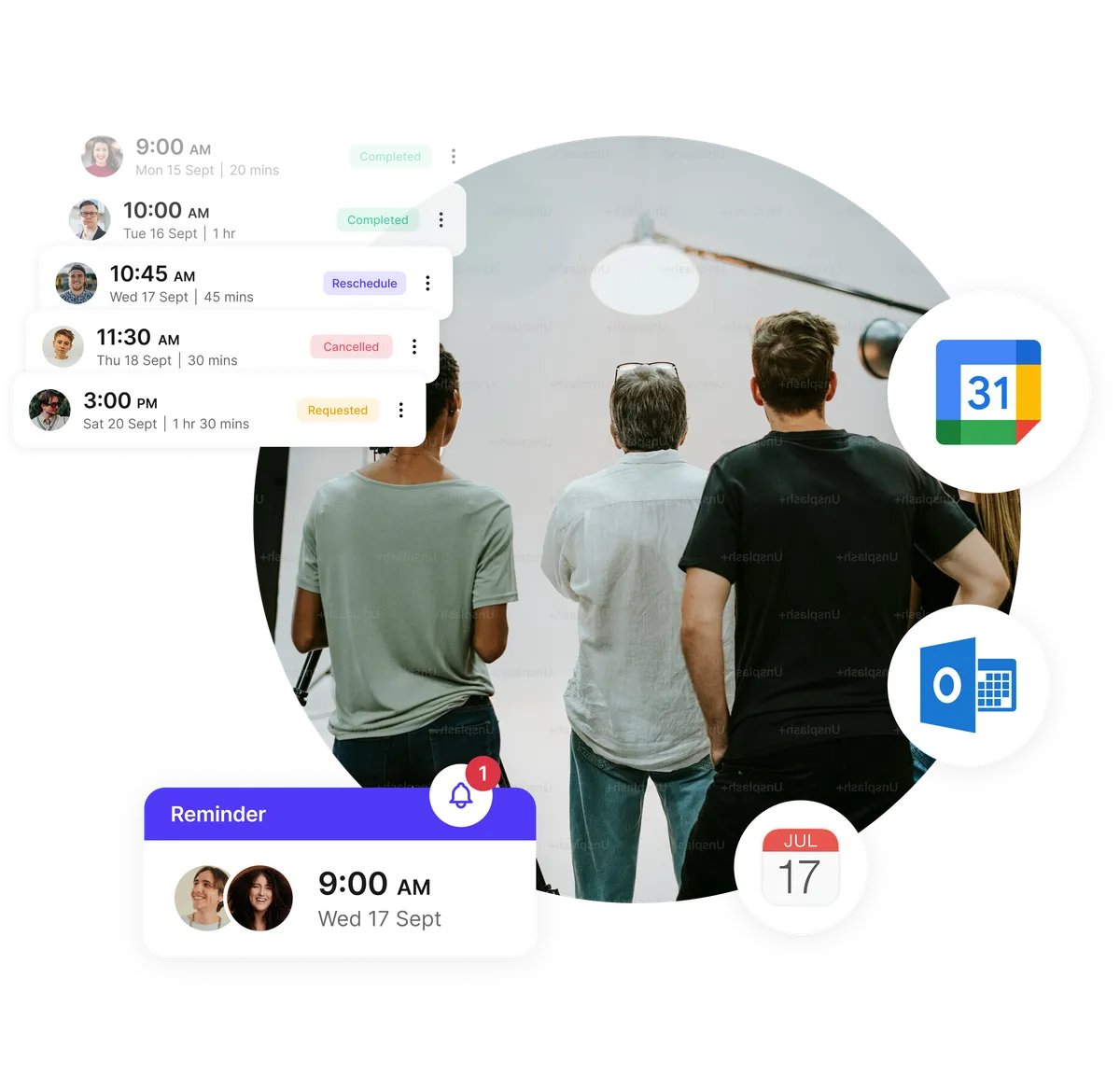 Planificateur sessions casting