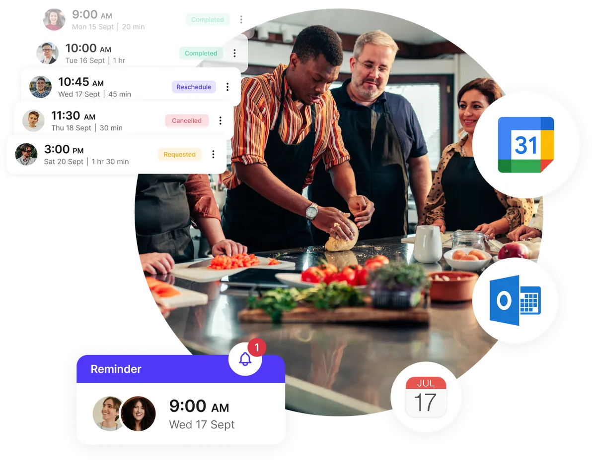 Outils rappels cours de cuisine