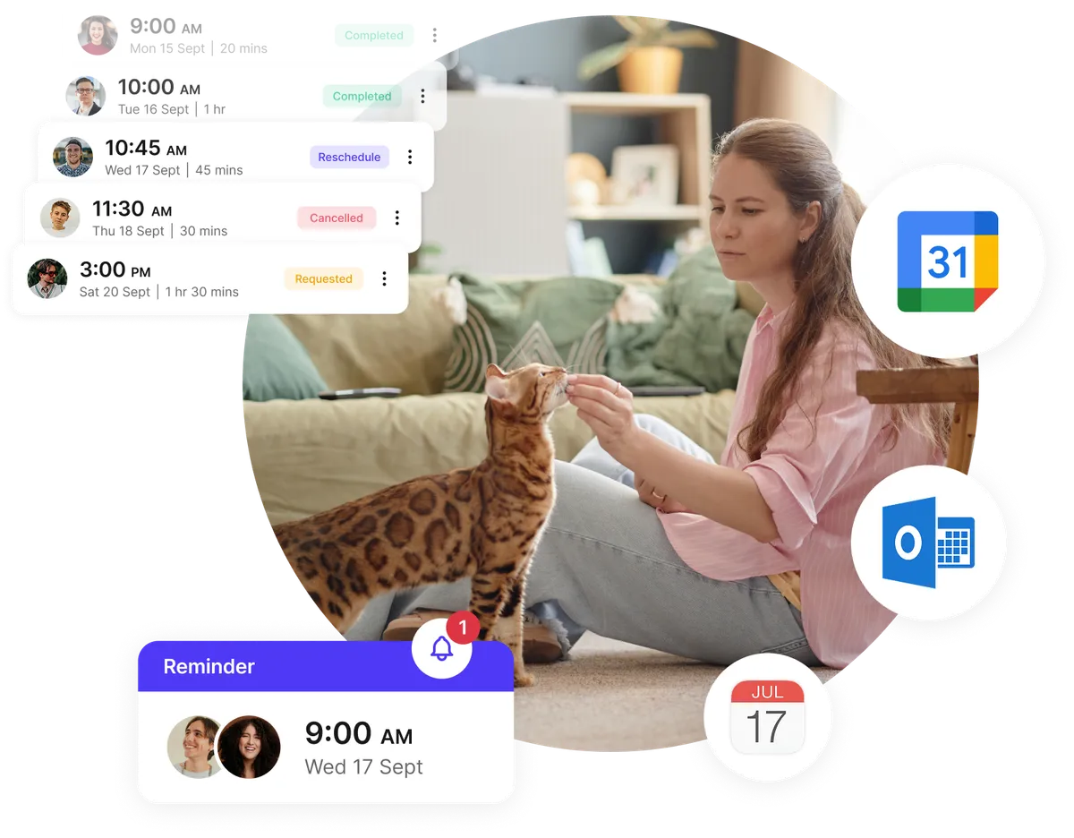 pet care scheduling reminders