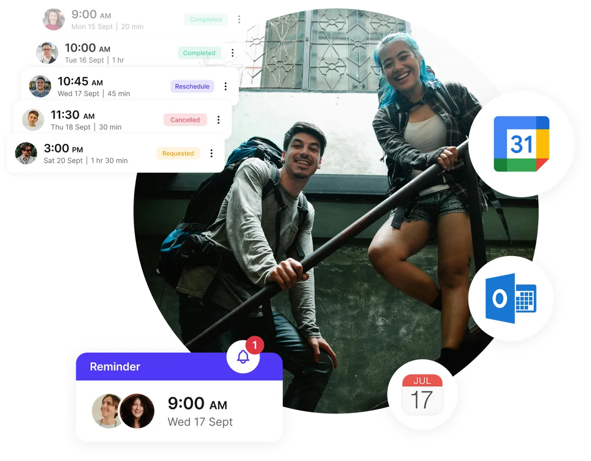 Automated event reminders