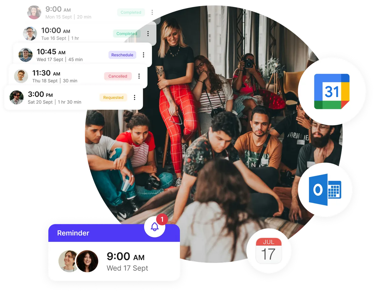 Recordatorios de asistencia a talleres