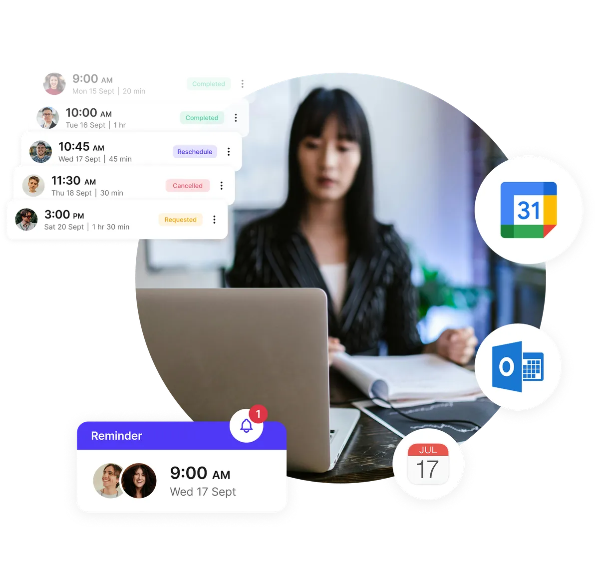 multiple invitees and reminders