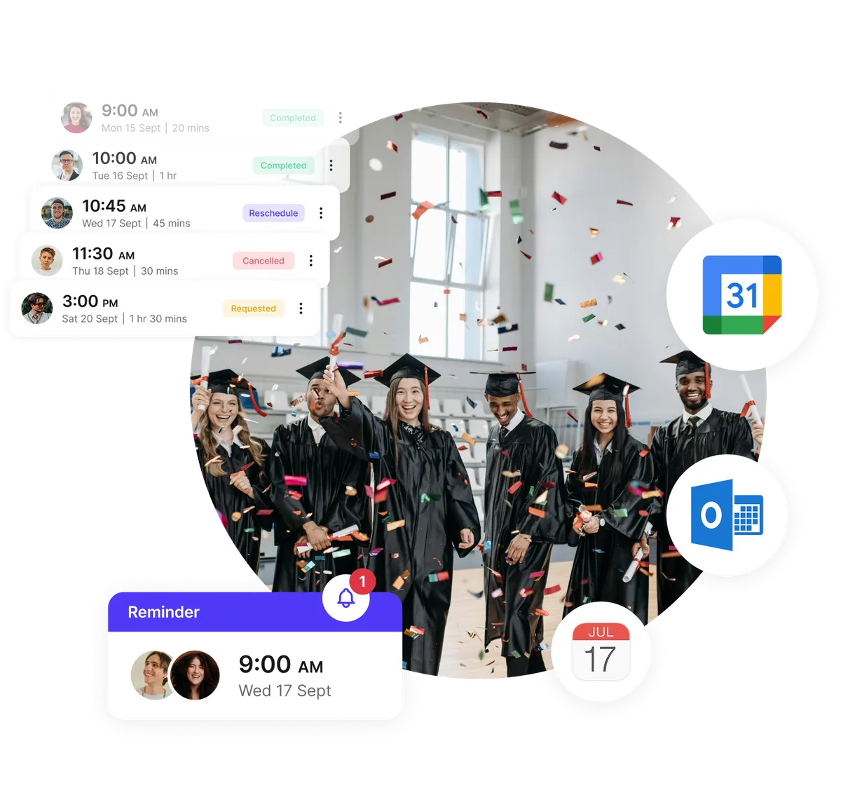 University appointment reminders