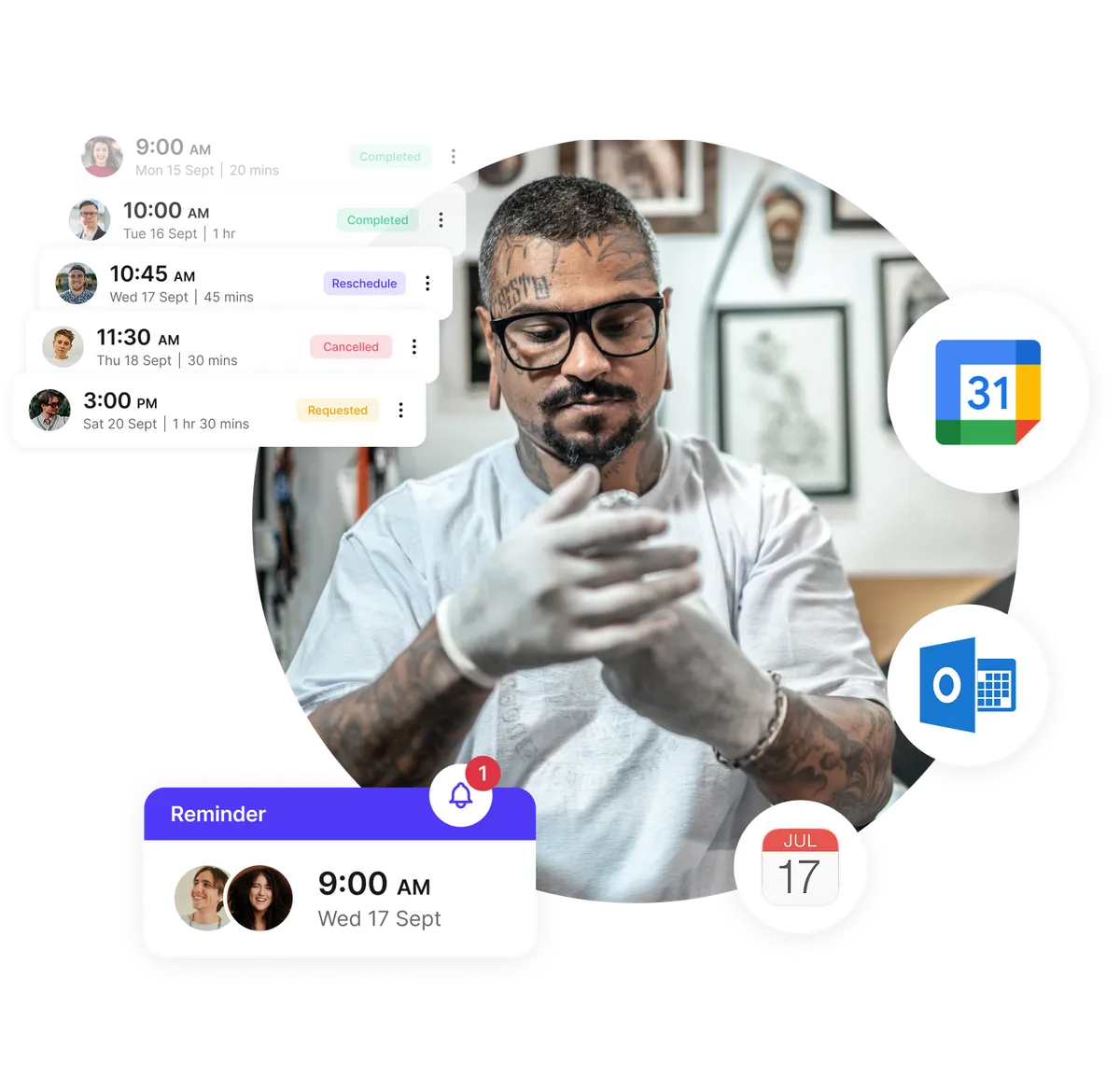 réduire absences rendez-vous tatouage