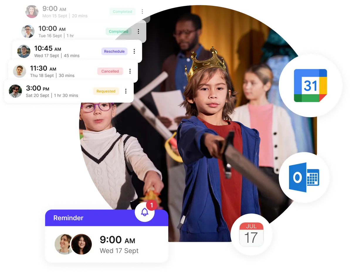 Logiciel de calendrier d'événements scolaires
