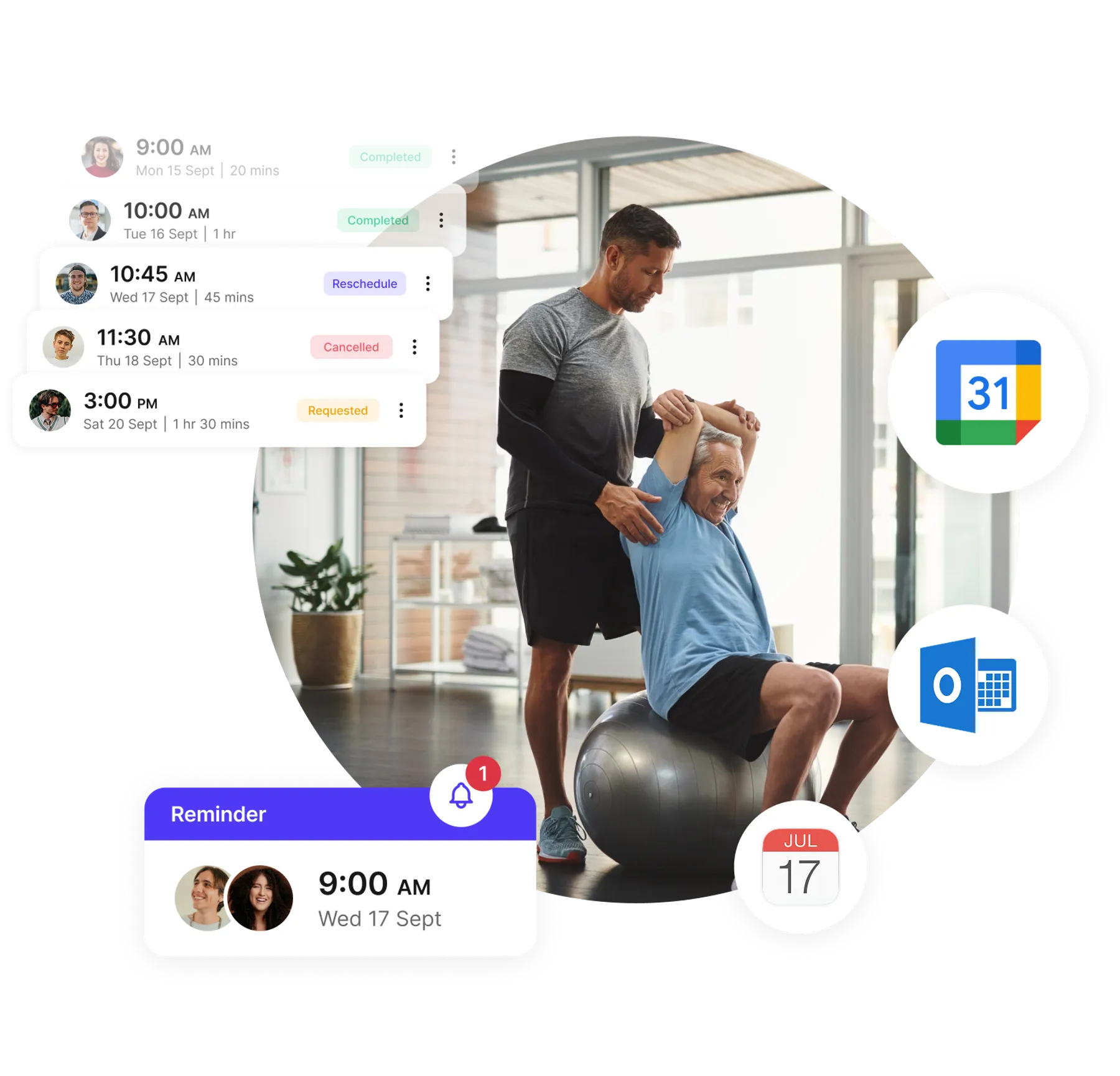 Rehab therapy scheduling software