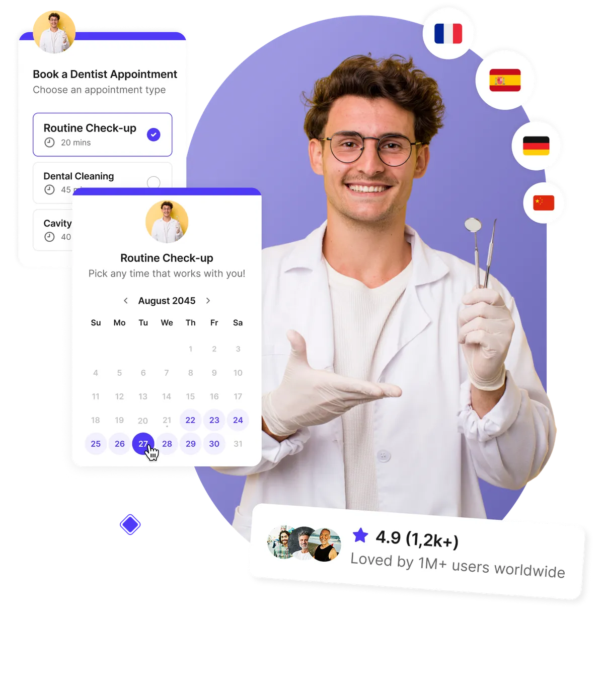 Logiciel de réservation de rendez-vous dentaire
