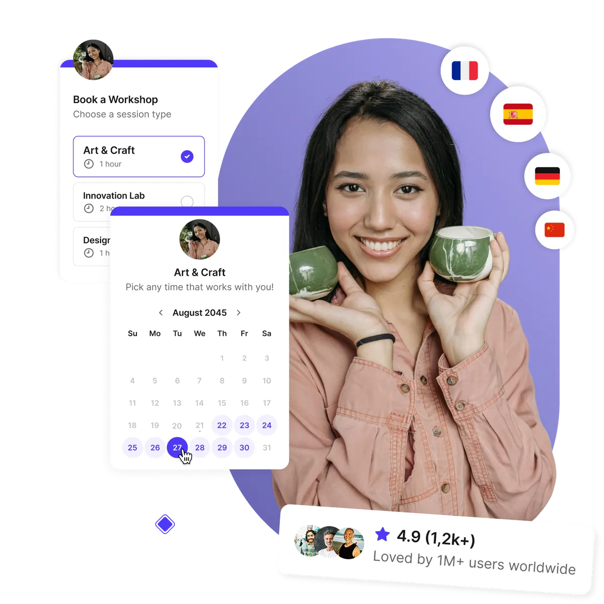 Workshop scheduling software interface
