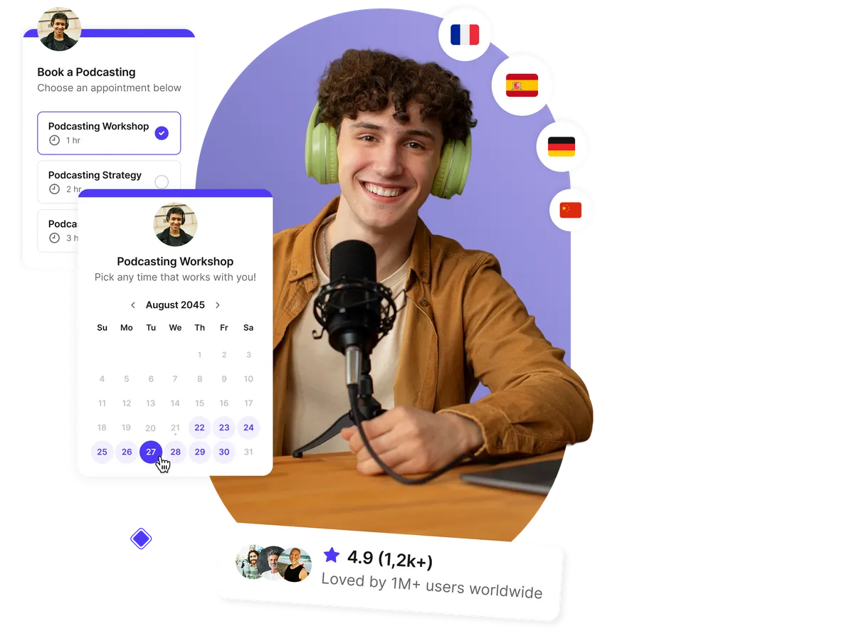 Podcast scheduling software