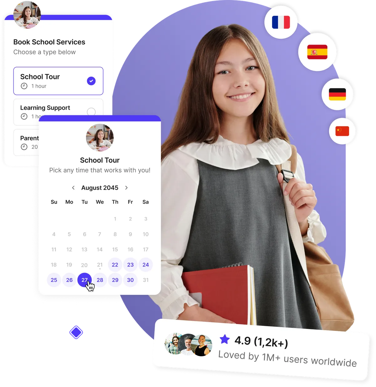 Sistema de programación de escuela primaria