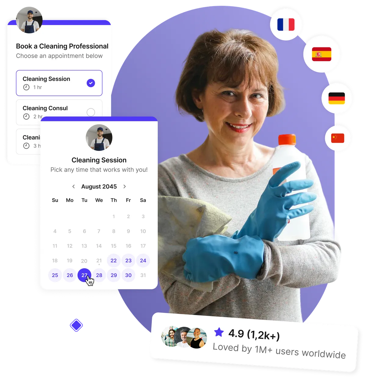 Logiciel de planification pour entreprise de nettoyage