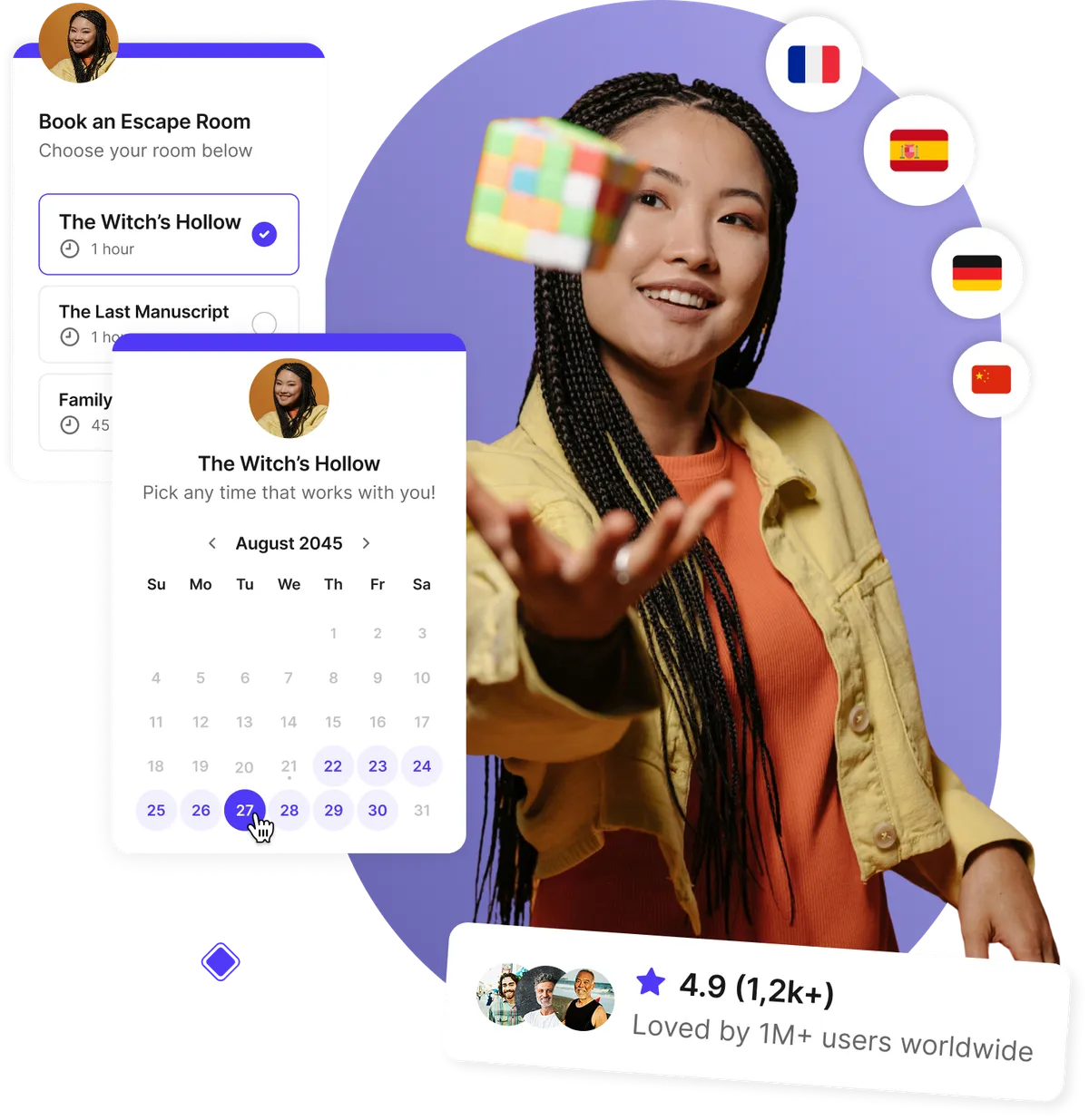 Logiciel réservation escape game